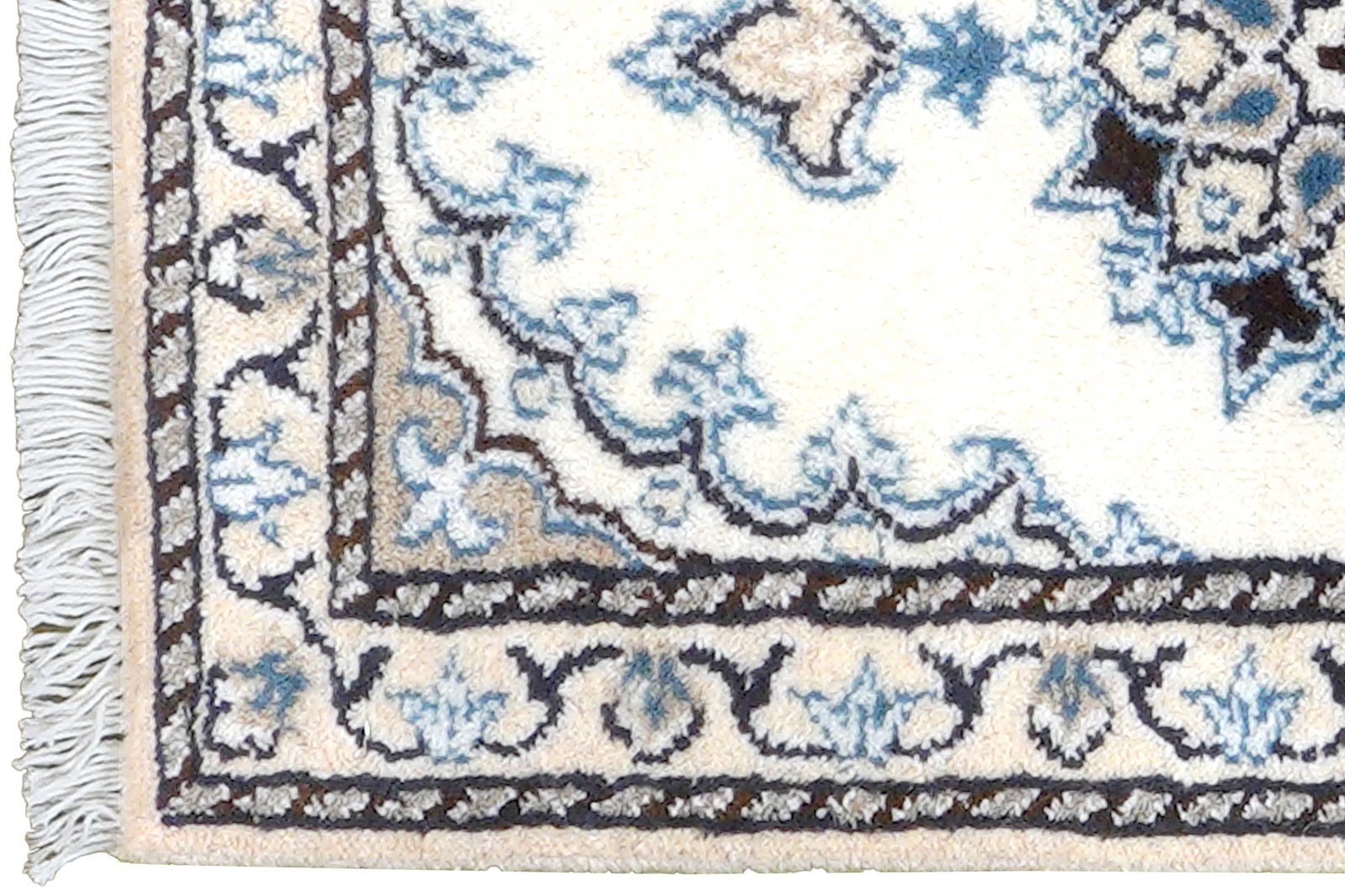 Nain 12La — Hand-knotted, 39x64 cm, Multicolor, 100% Virgin Wool | View 3