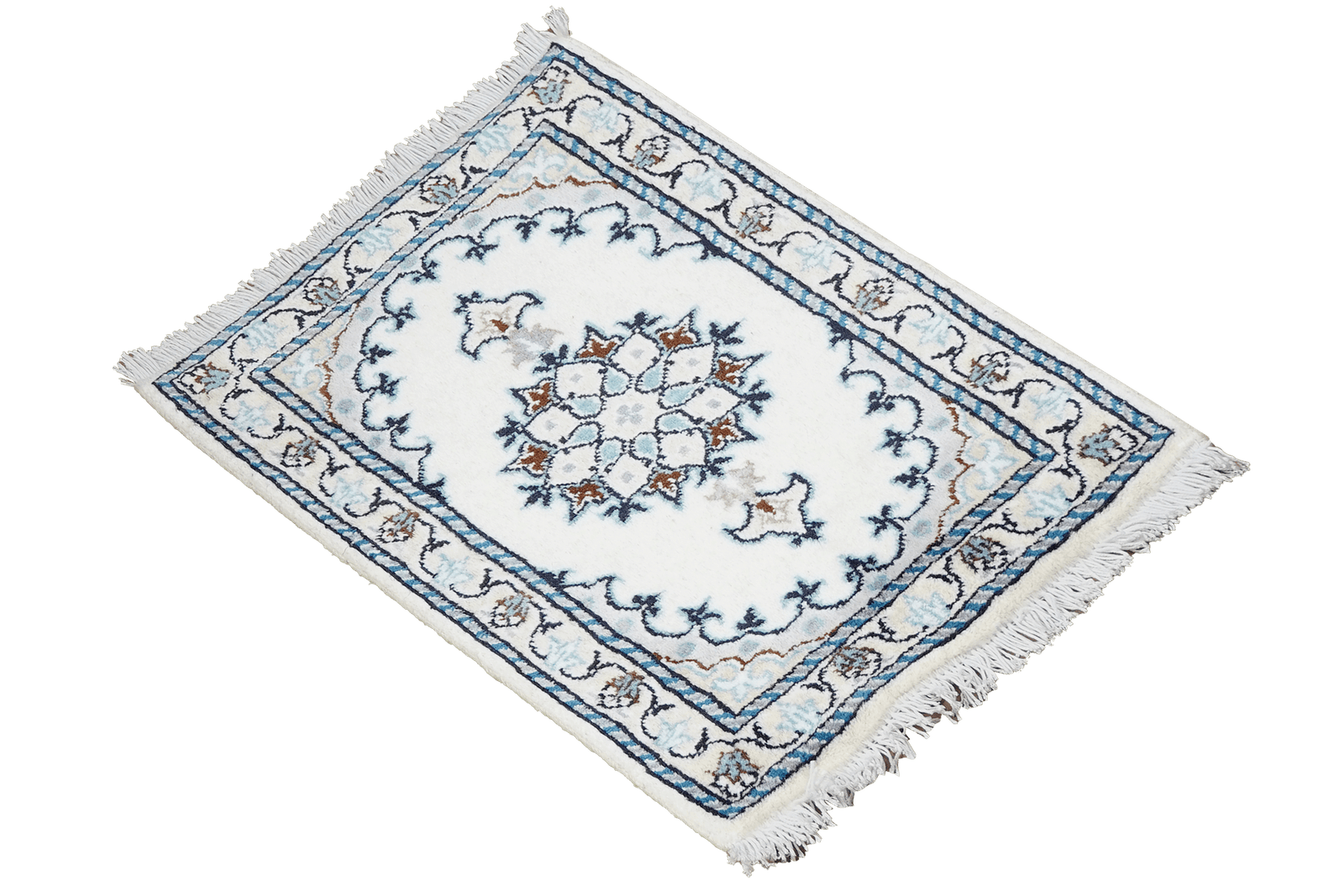 Nain 12La — Hand-knotted, 39x60 cm, Beige, 100% Virgin Wool | View 4
