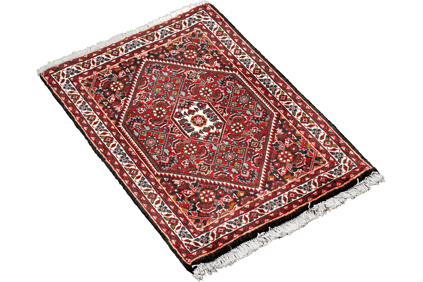 Bidjar Zandjan — Hand-knotted, 47x61 cm, Blue, 100% Virgin Wool | View 4