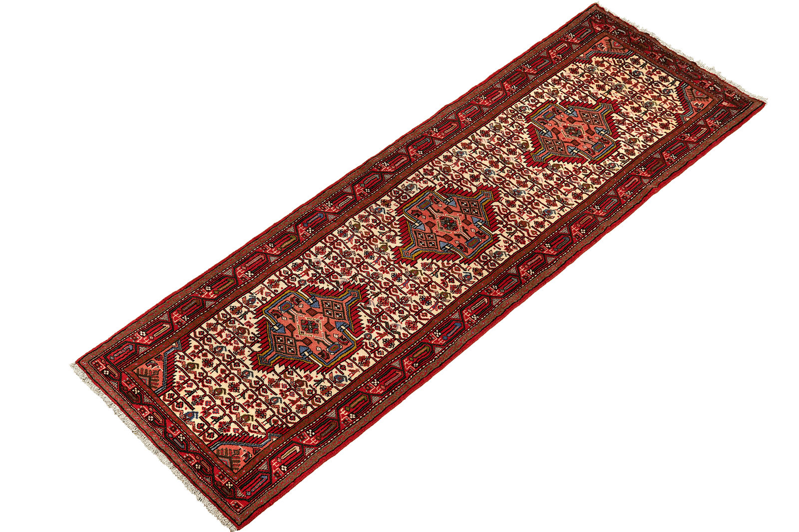 Assadabad — Hand-knotted, 85x289 cm, Multicolor, 100% Virgin Wool | View 5