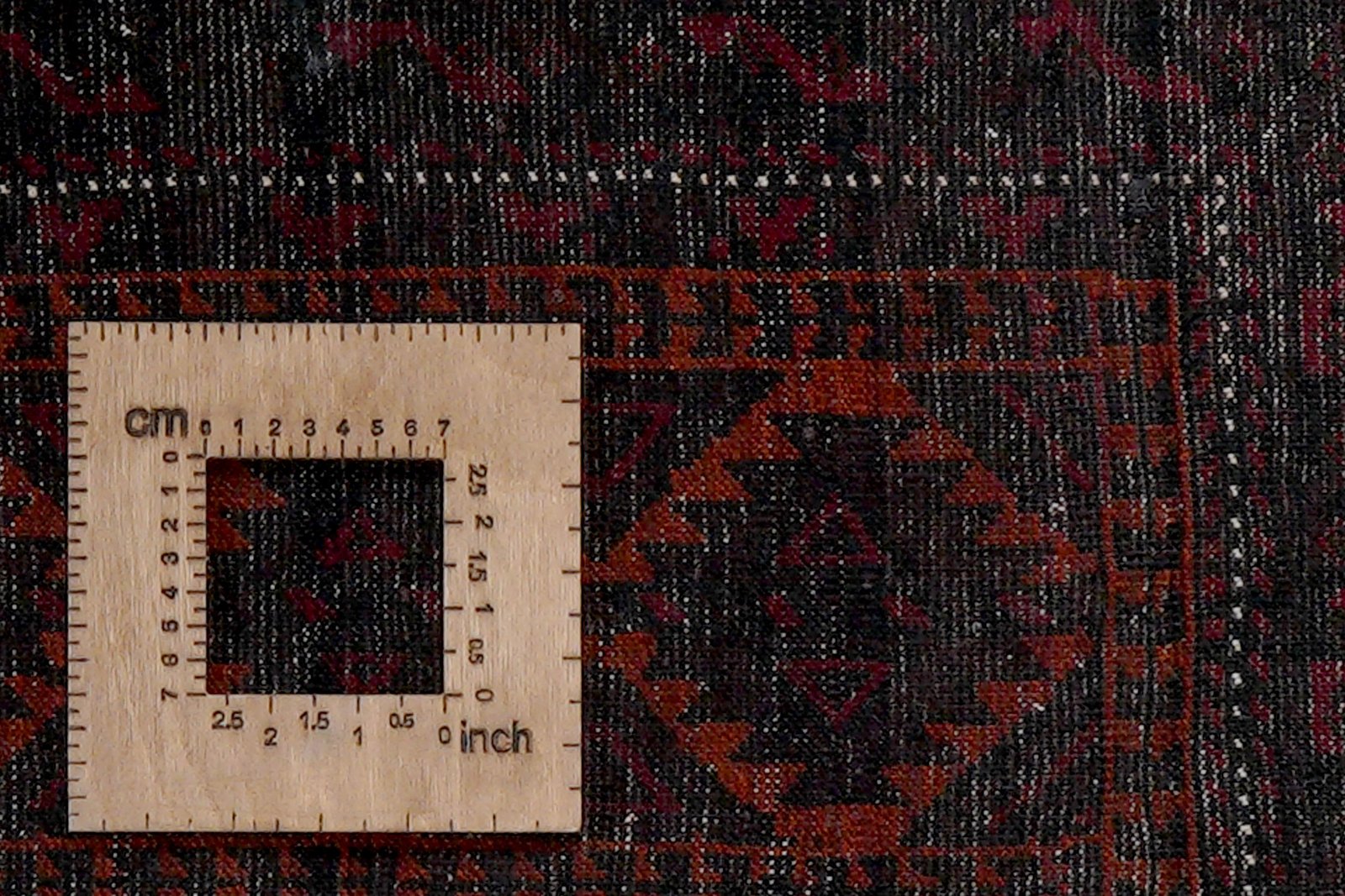 Belutch — Hand-knotted, 47x88 cm, Orange, 100% Virgin Wool | View 8