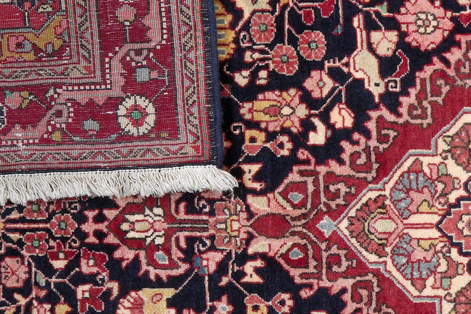 Djozan — Hand-knotted, 108x165 cm, Blue, 100% Virgin Wool | View 7