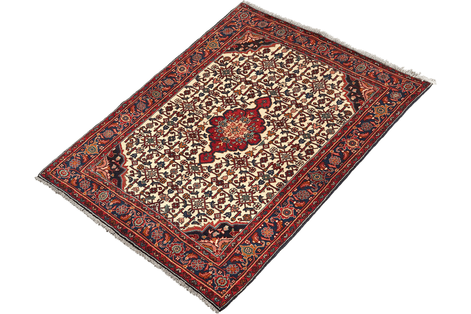 Bidjar Zandjan — Hand-knotted, 109x160 cm, Beige, 100% Virgin Wool | View 5