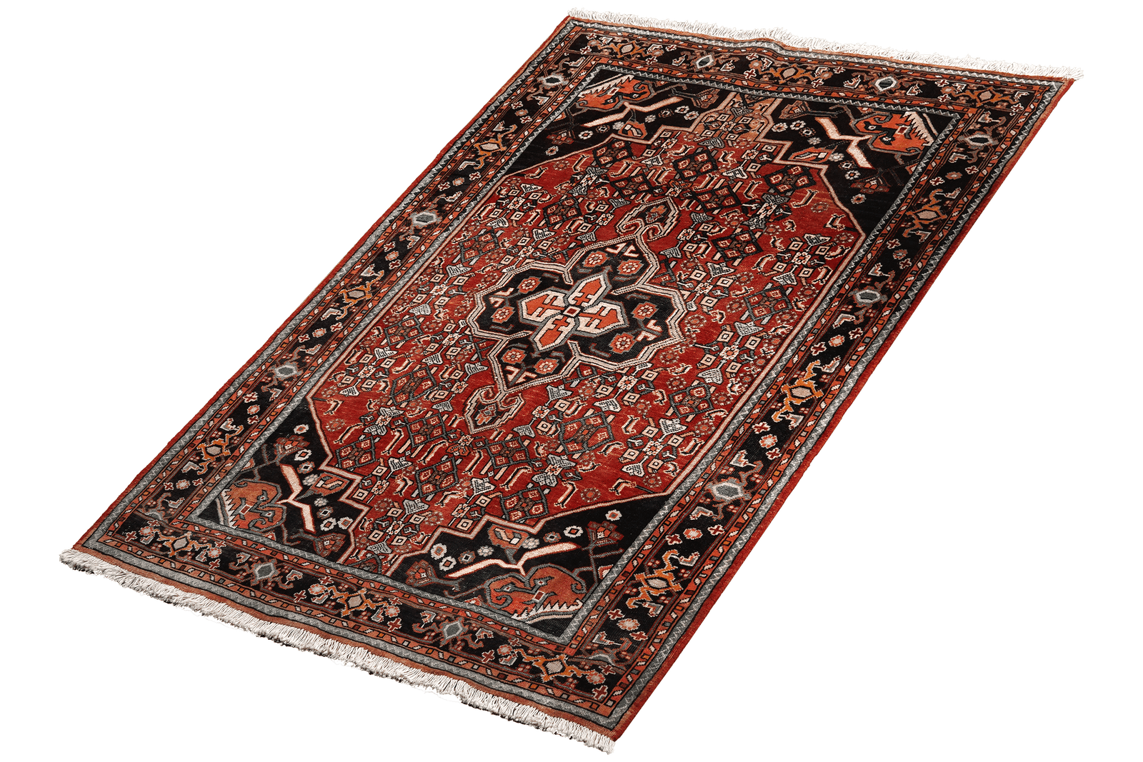 Heritage — Hand-knotted, 105x164 cm, Red, 100% Virgin Wool | View 5