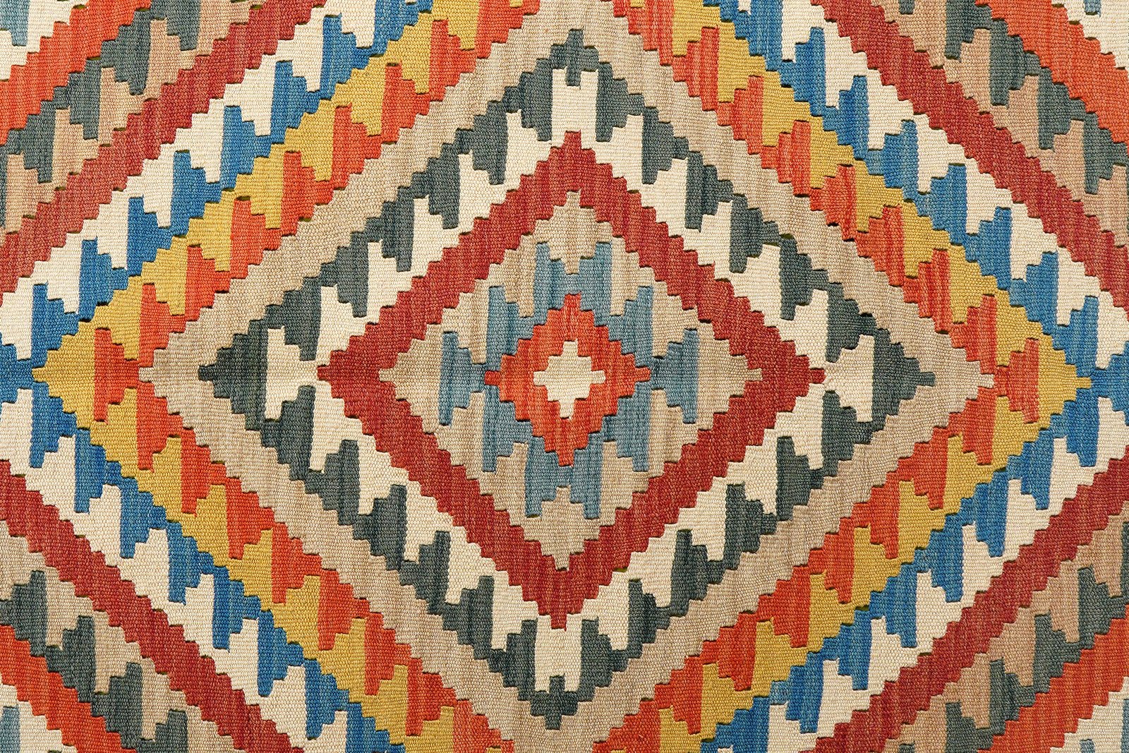 Kelim Gashgai — Handmade, 148x206 cm, Multicolor, 100% Virgin Wool | View 5