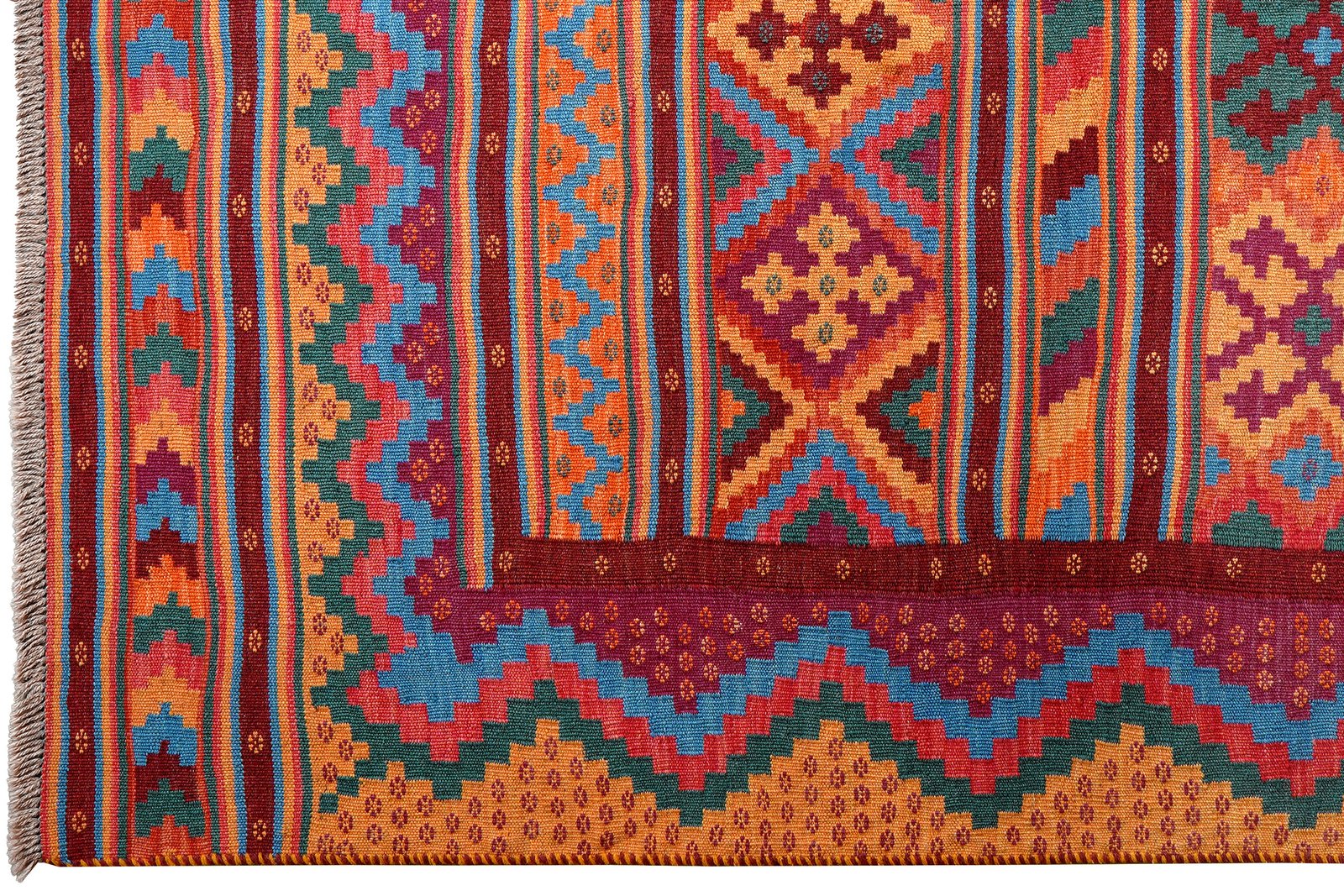 Sumak Sirdjan — Handmade, 150x232 cm, Multicolor, 100% Virgin Wool | View 3