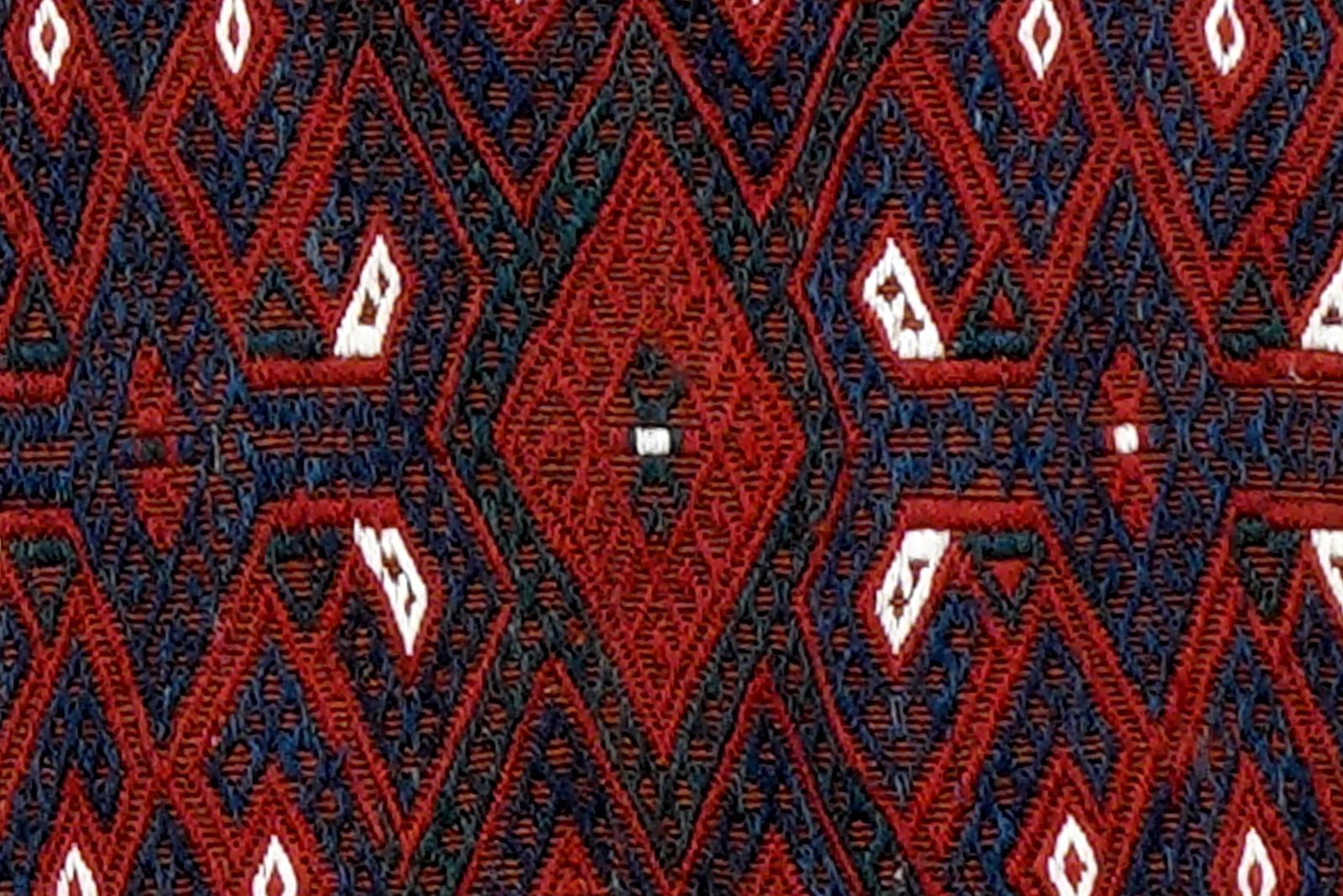 Kelim Turkman — Handmade, 59x36 cm, Multicolor, 100% Virgin Wool | View 5