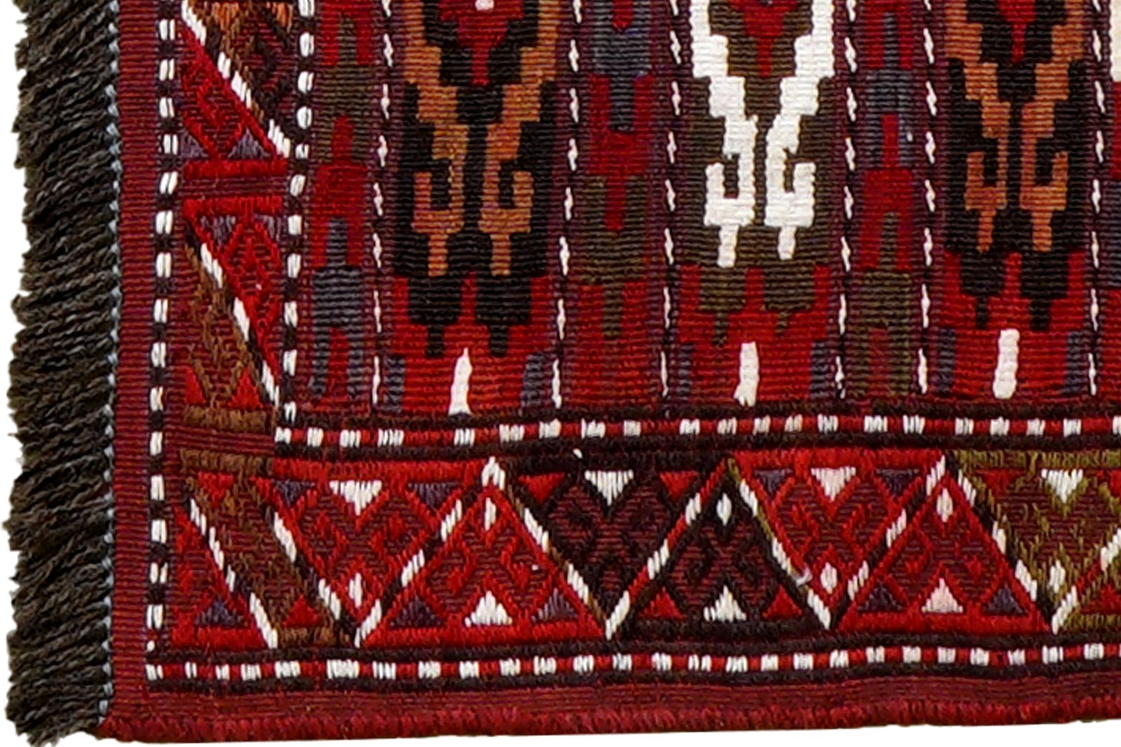 Kelim Turkman — Handmade, 100x45 cm, Multicolor, 100% Virgin Wool | View 3