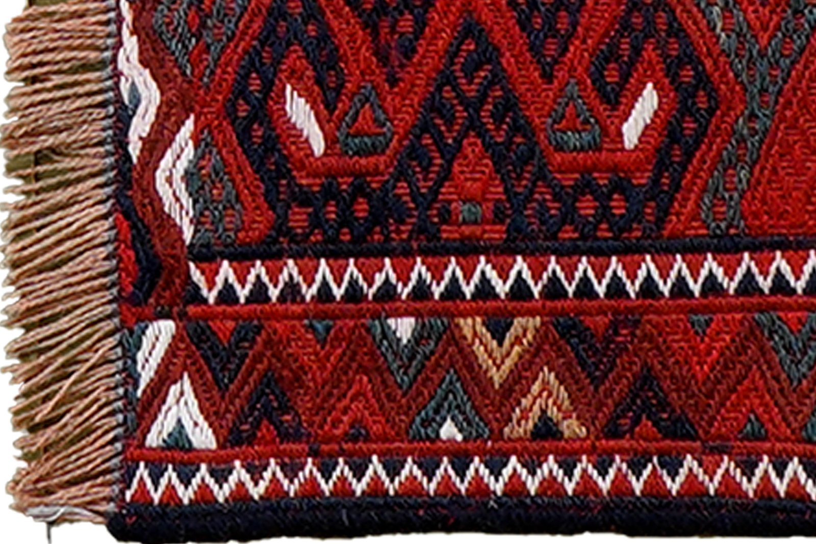 Kelim Turkman — Handmade, 85x39 cm, Multicolor, 100% Virgin Wool | View 3
