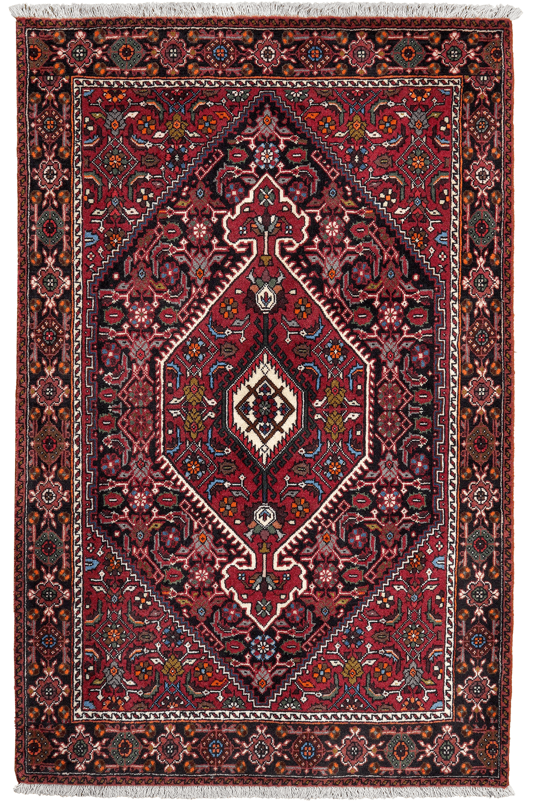Goltuk — Hand-knotted, 77x127 cm, Blue, 100% Virgin Wool | Main view