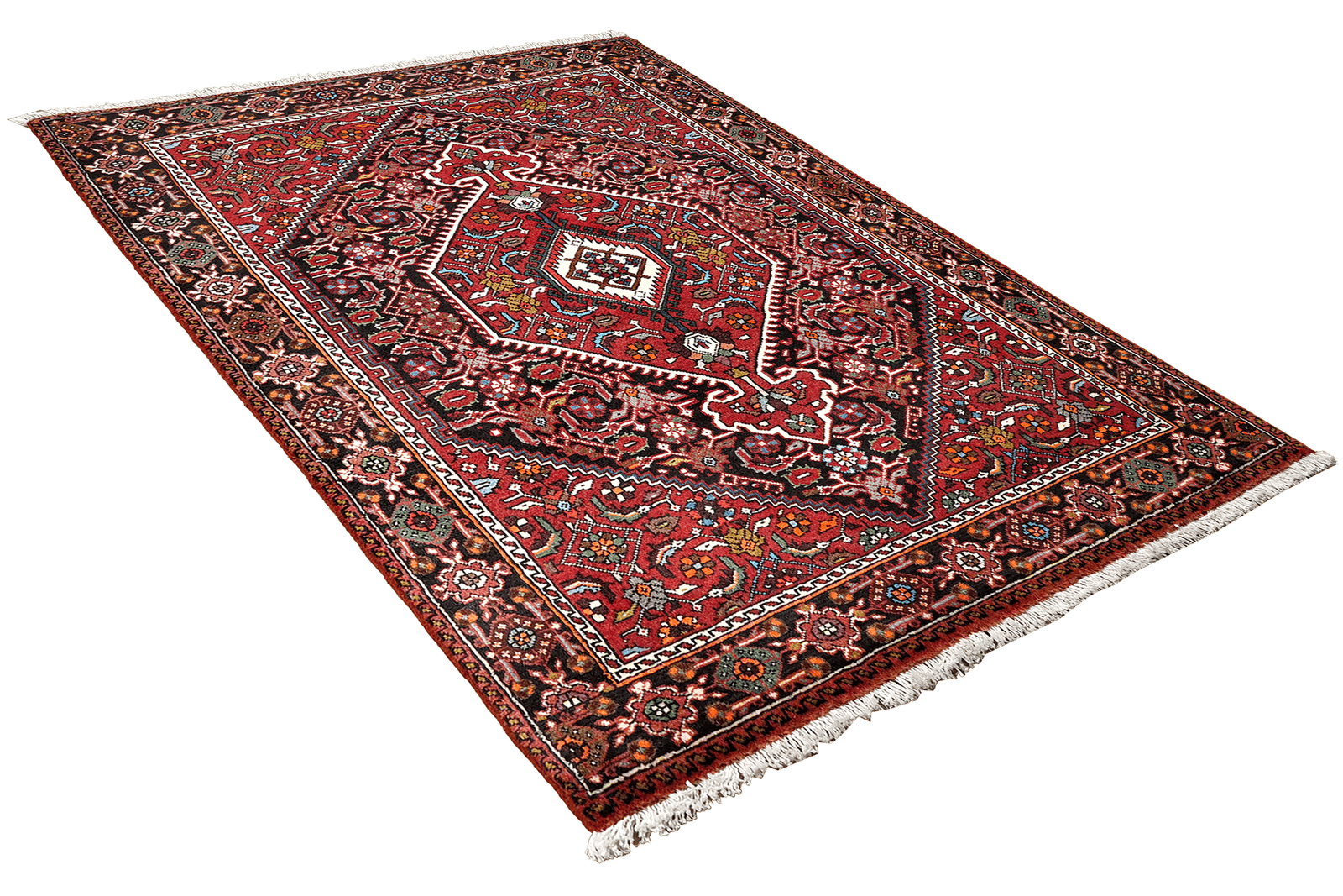 Goltuk — Hand-knotted, 77x127 cm, Blue, 100% Virgin Wool | View 4