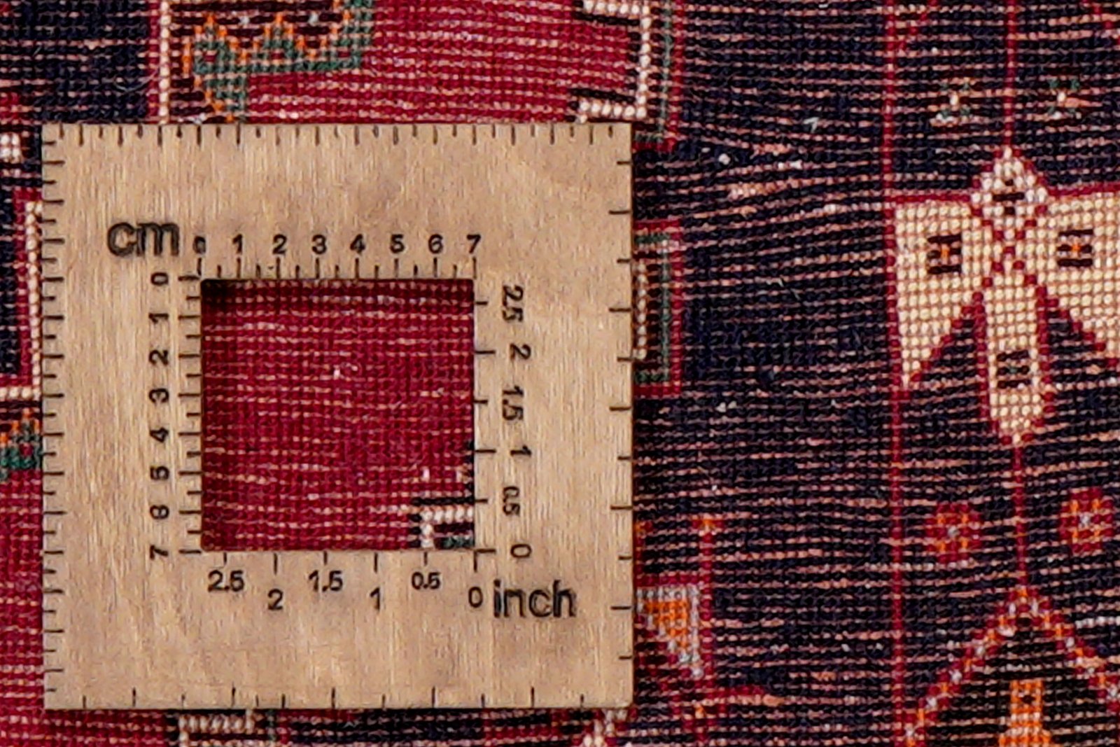Afshar — Hand-knotted, 168x219 cm, Blue, 100% Virgin Wool | View 8