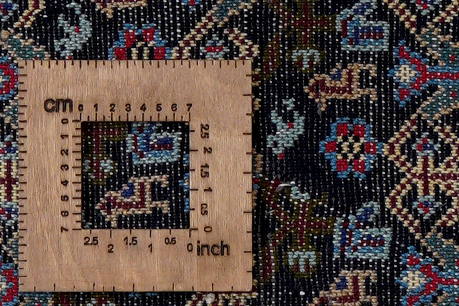 Hamadan — Hand-knotted, 68x190 cm, Blue, 100% Virgin Wool | View 8