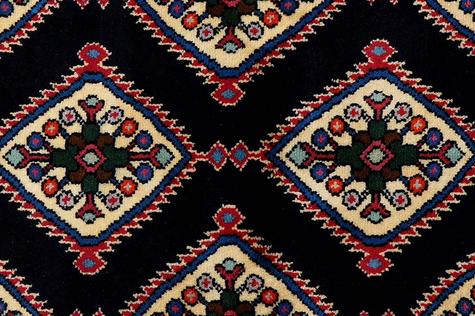 Hamadan — Hand-knotted, 73x192 cm, Blue, 100% Virgin Wool | View 6