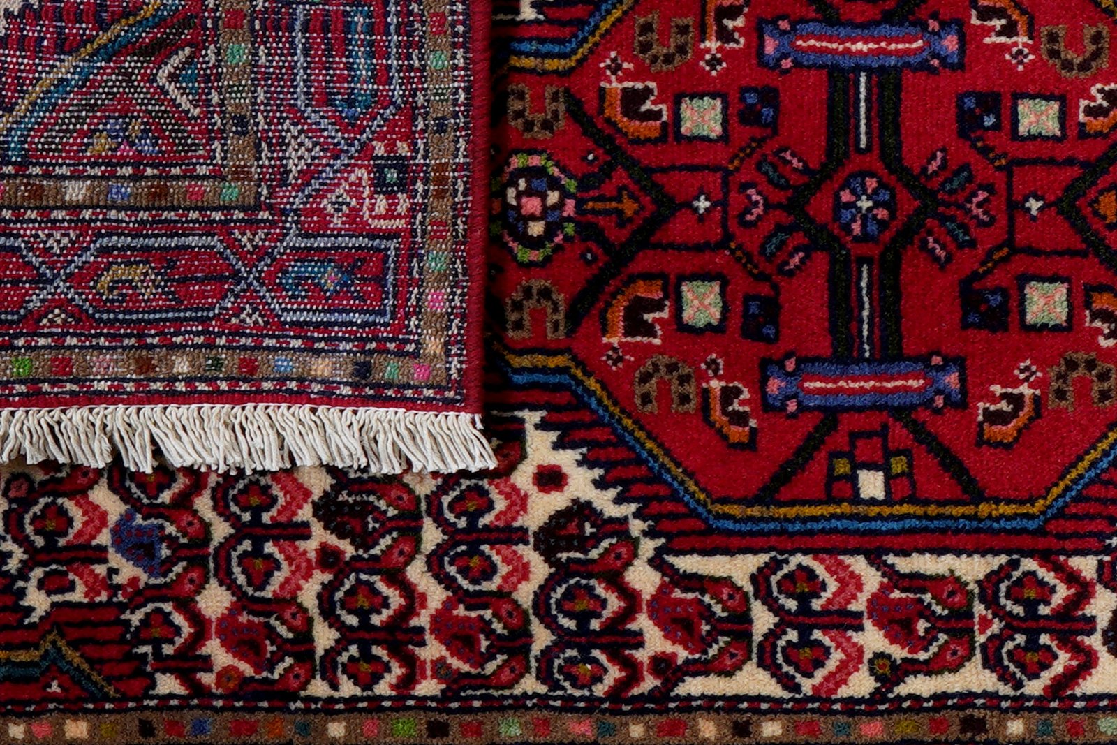 Assadabad — Hand-knotted, 79x290 cm, Beige, 100% Virgin Wool | View 7