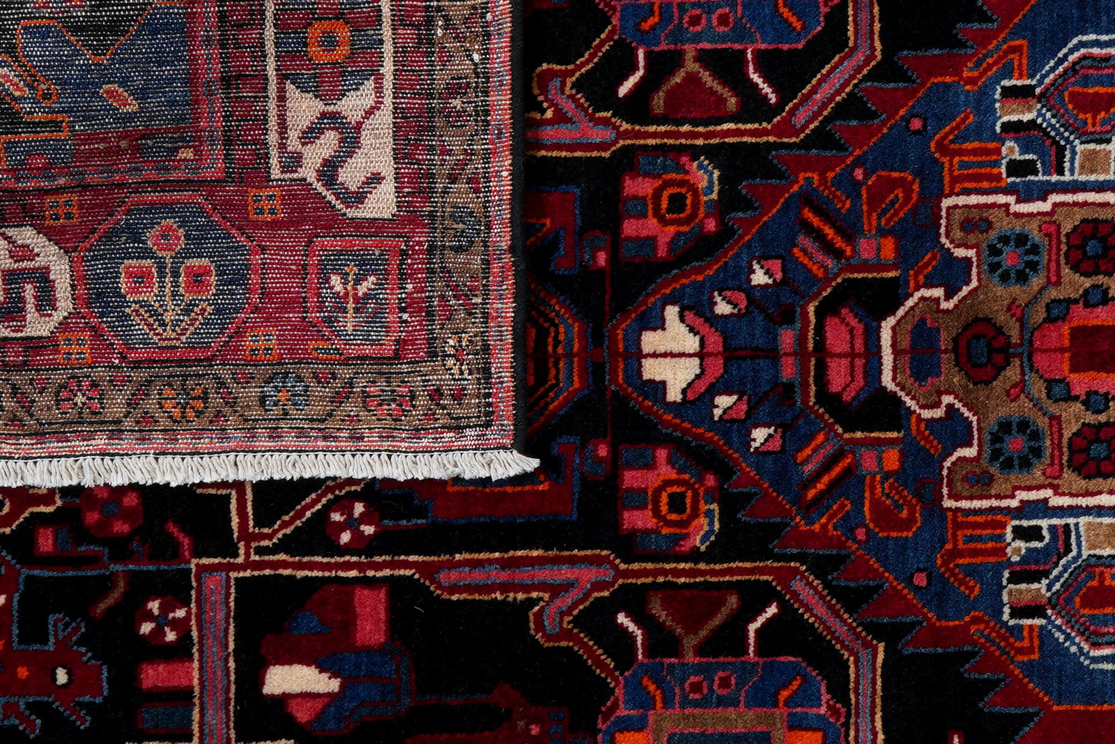 Nahavand — Handgefertigt, 252x145 cm, Rot, 100% Virgin Wool | View 8