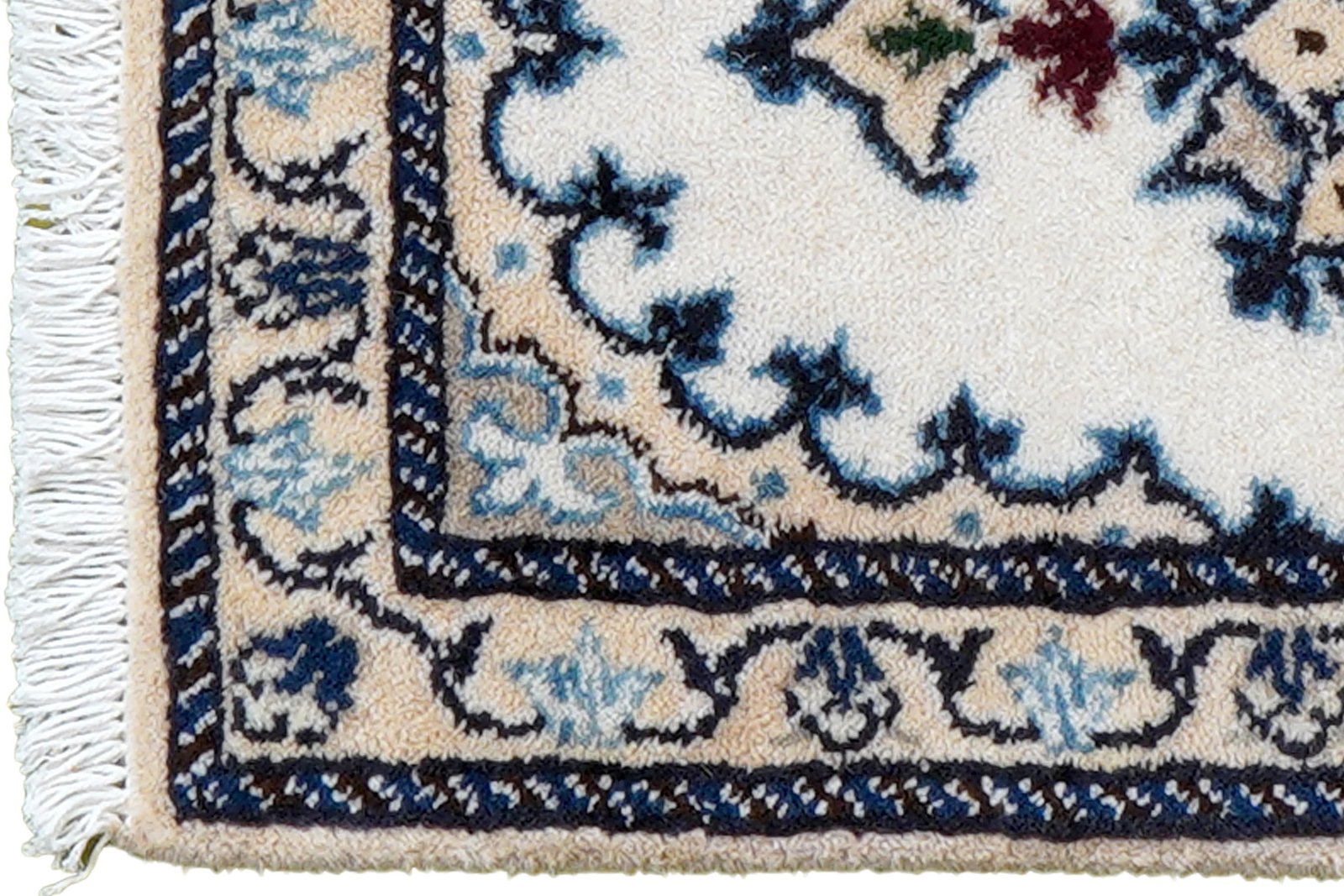 Nain 12La — Hand-knotted, 39x64 cm, Beige, 100% Virgin Wool | View 3