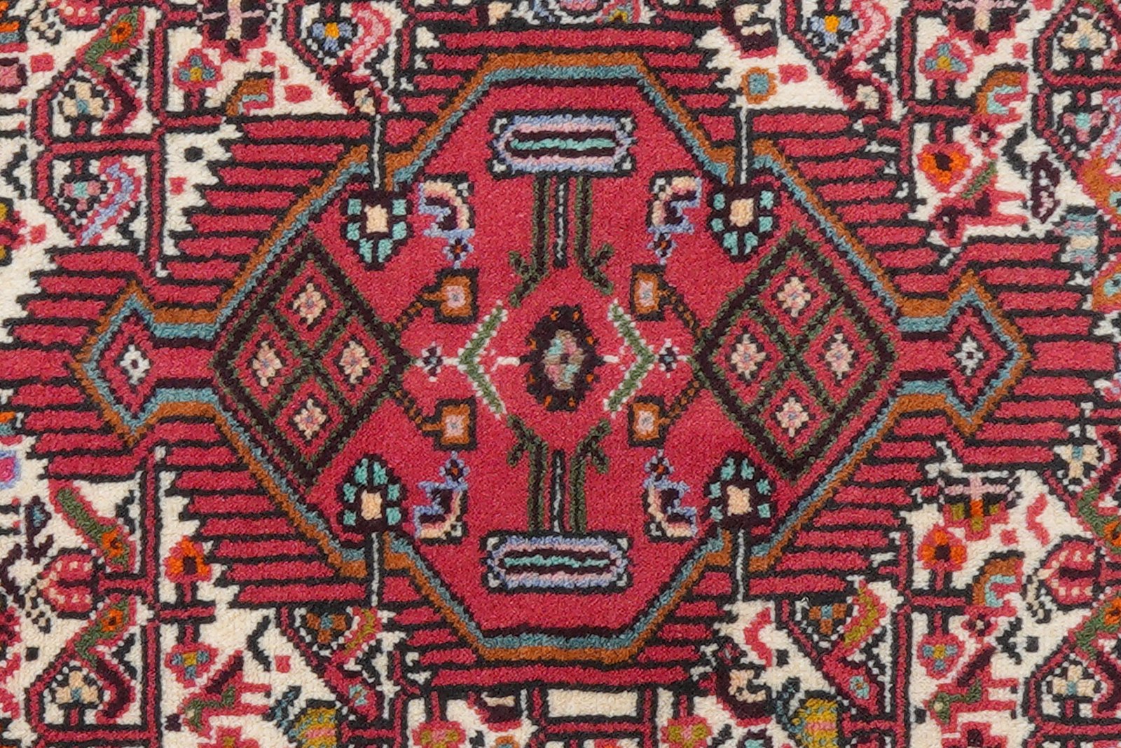 Assadabad — Hand-knotted, 86x121 cm, Beige, 100% Virgin Wool | View 6