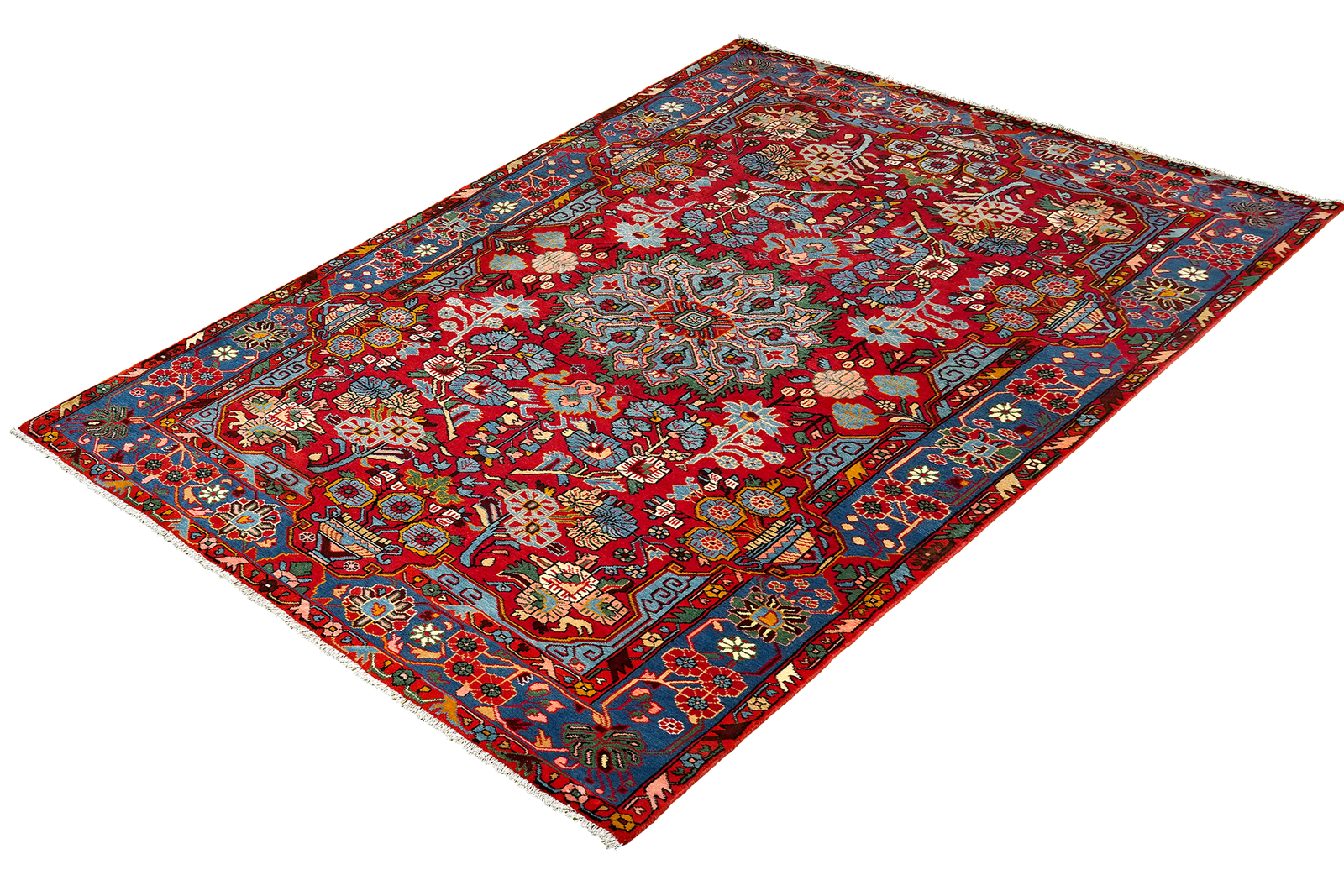 Nahavand — Hand-knotted, 156x240 cm, Red, 100% Virgin Wool | View 5