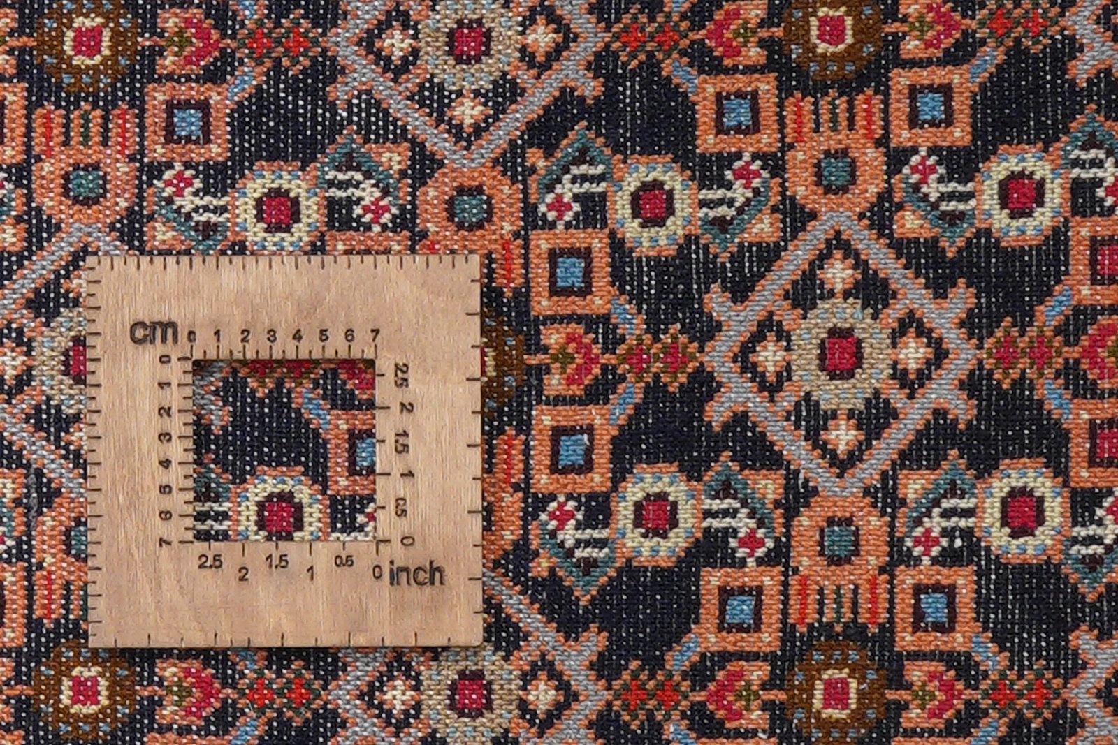 Hamadan — Hand-knotted, 60x94 cm, Blue, 100% Virgin Wool | View 8