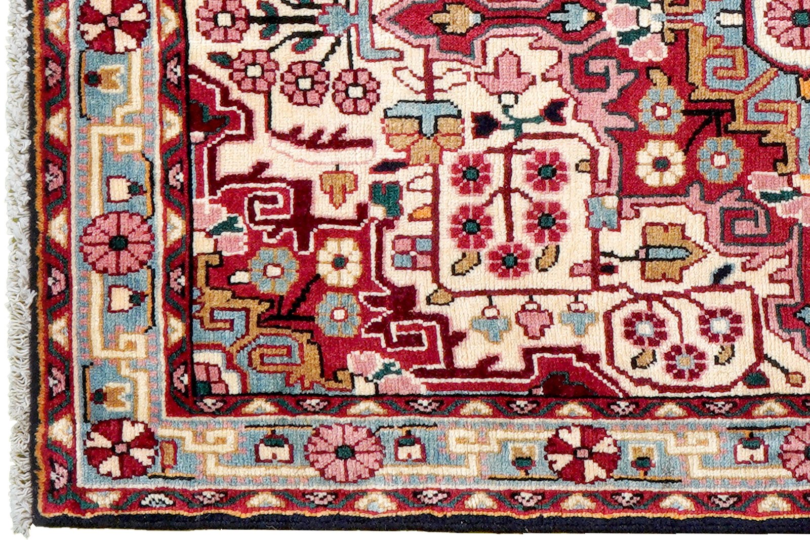 Djozan — Hand-knotted, 69x107 cm, Beige, 100% Virgin Wool | View 3