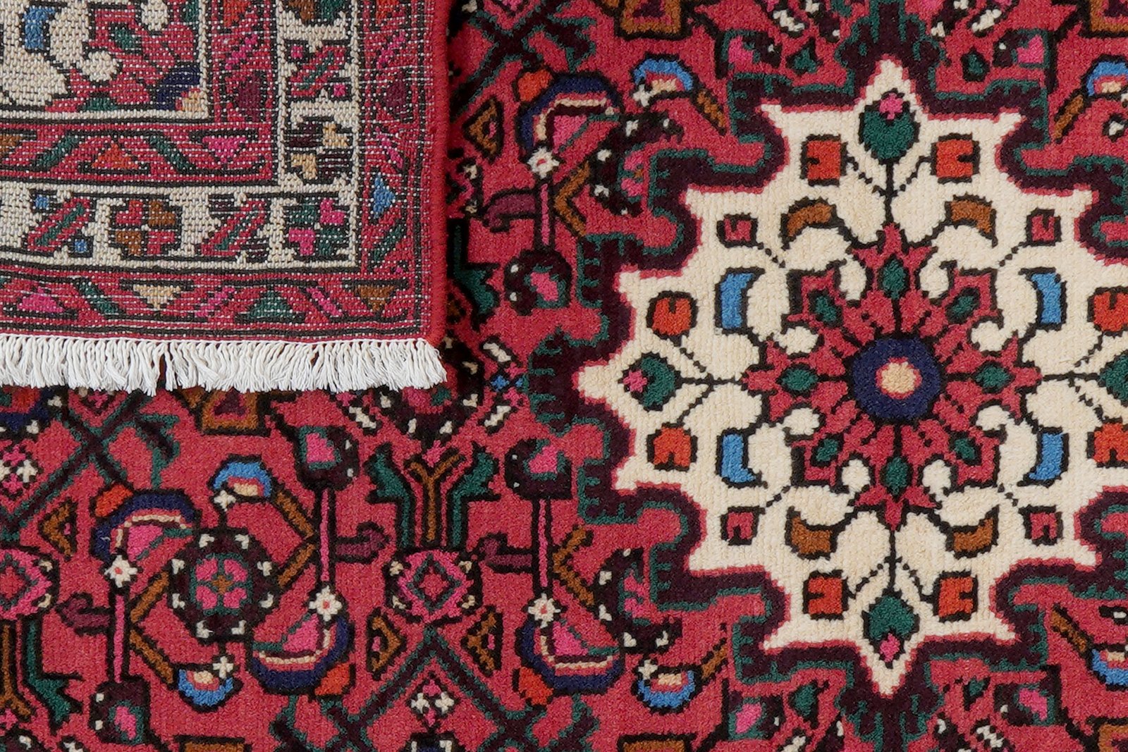Hosseinabad — Hand-knotted, 102x146 cm, Red, 100% Virgin Wool | View 7
