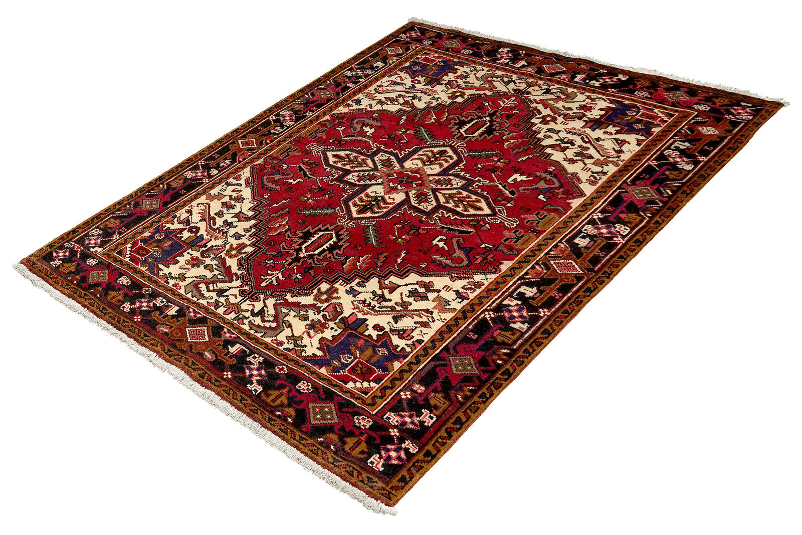 Mehrewan — Hand-knotted, 154x200 cm, Red, 100% Virgin Wool | View 5