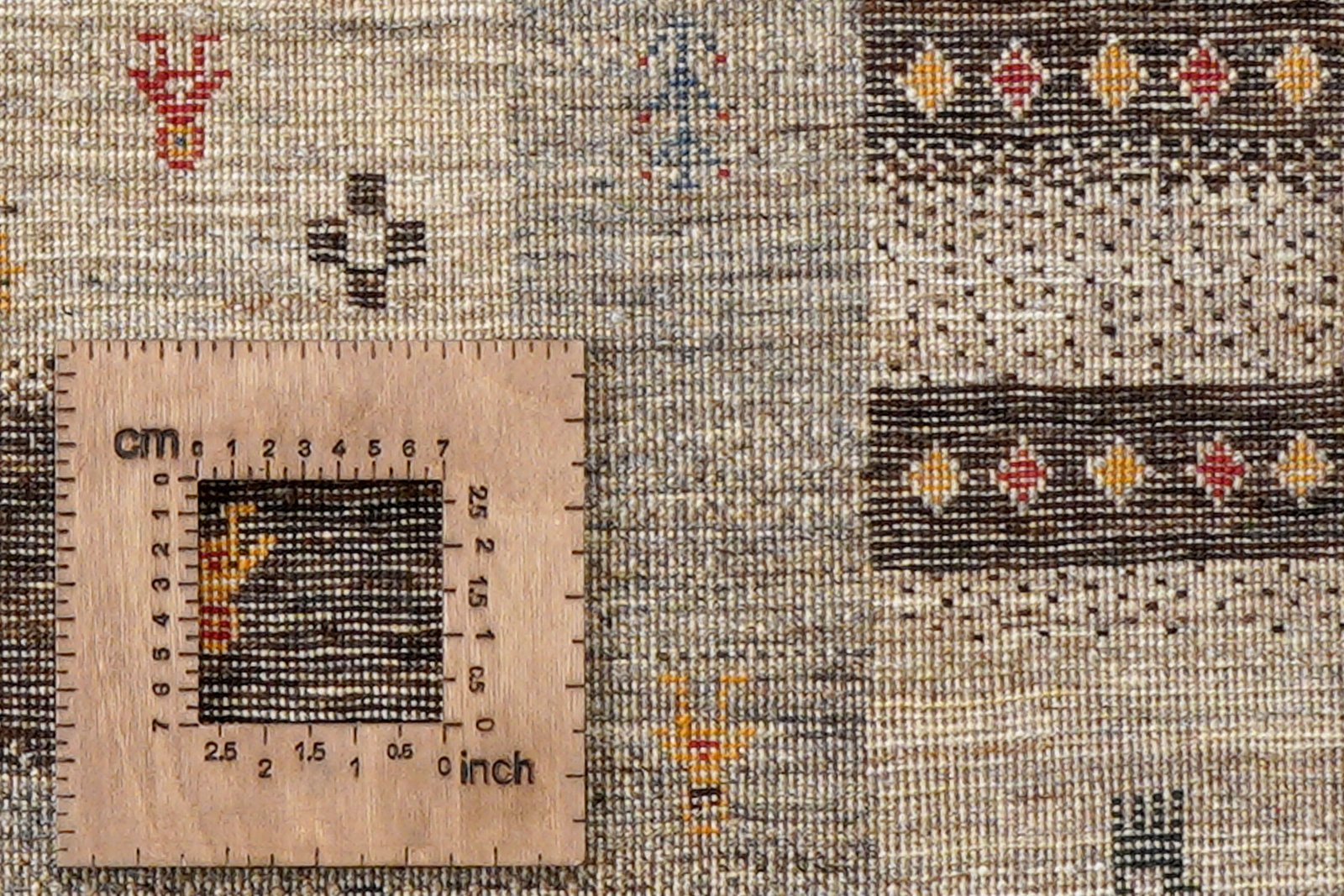 Rizbaf — Hand-knotted, 123x193 cm, Brown, 100% Virgin Wool | View 8