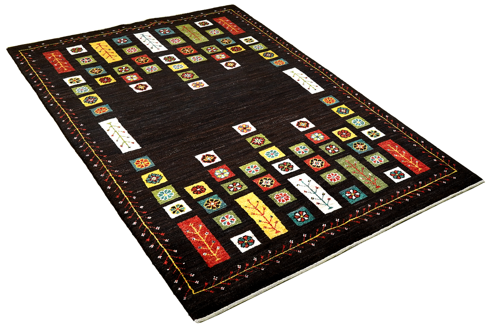 Rizbaf — Handgefertigt, 184x119 cm, Bunt, 100% Virgin Wool | View 5