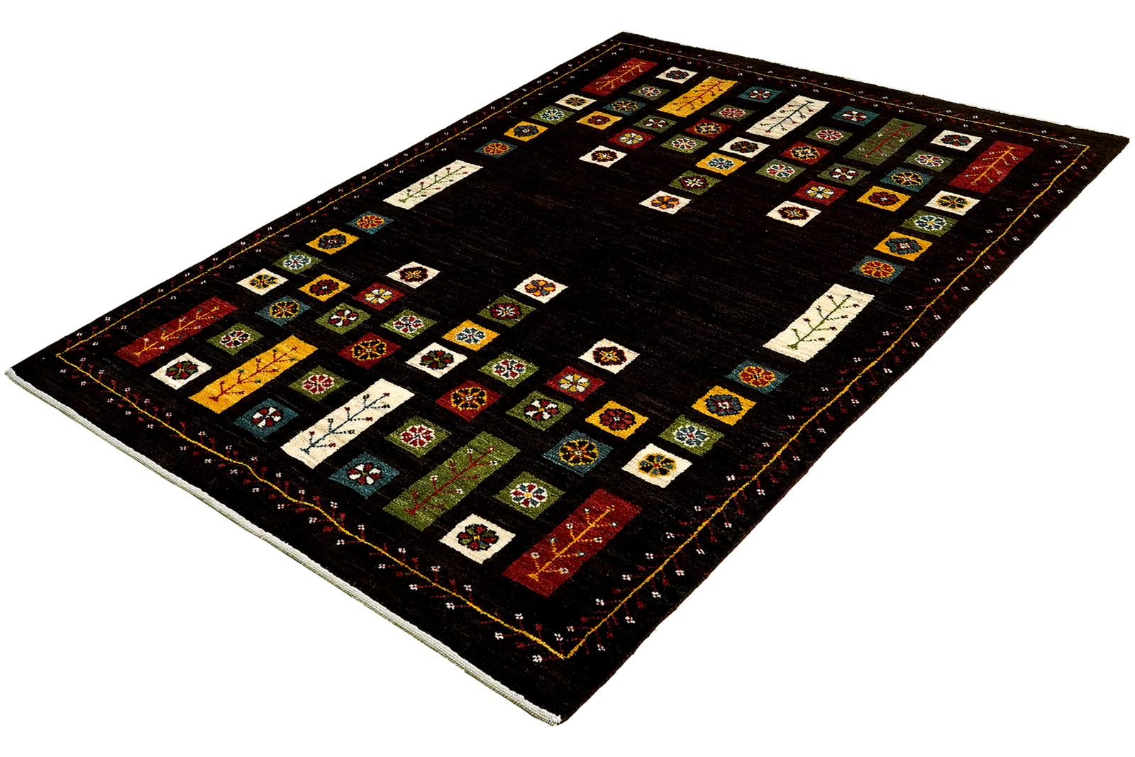 Rizbaf — Handgefertigt, 184x119 cm, Bunt, 100% Virgin Wool | View 6