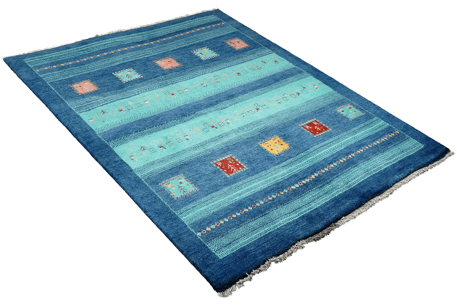 Gabbeh Sonnat — Hand-knotted, 154x193 cm, Multicolor, 100% Virgin Wool | View 4