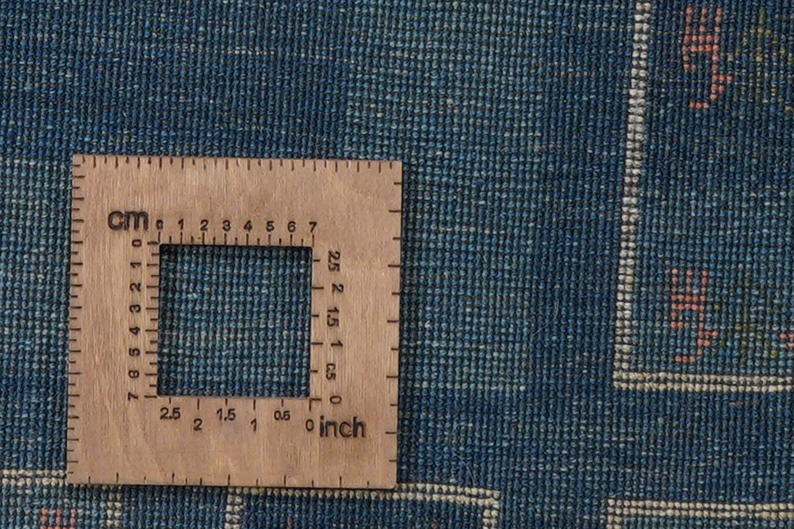 Rizbaf — Hand-knotted, 157x213 cm, Blue, 100% Virgin Wool | View 8