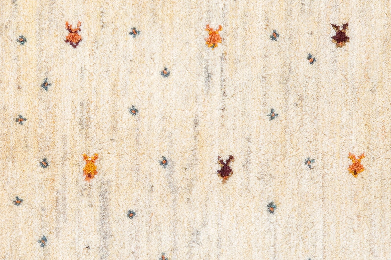 Gabbeh Sonnat — Hand-knotted, 103x153 cm, Beige, 100% Virgin Wool | View 6