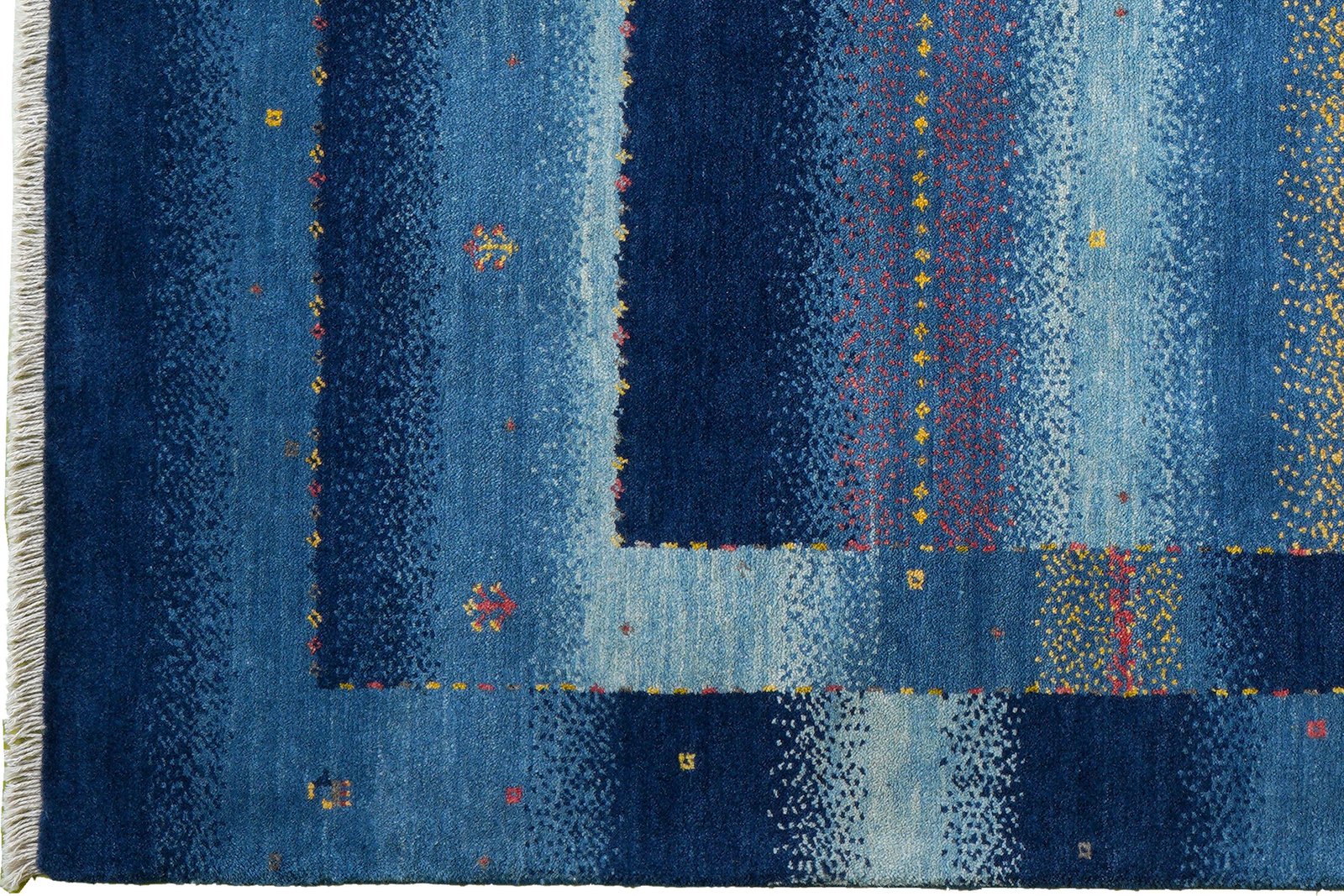 Rizbaf — Hand-knotted, 149x204 cm, Blue, 100% Virgin Wool | View 3