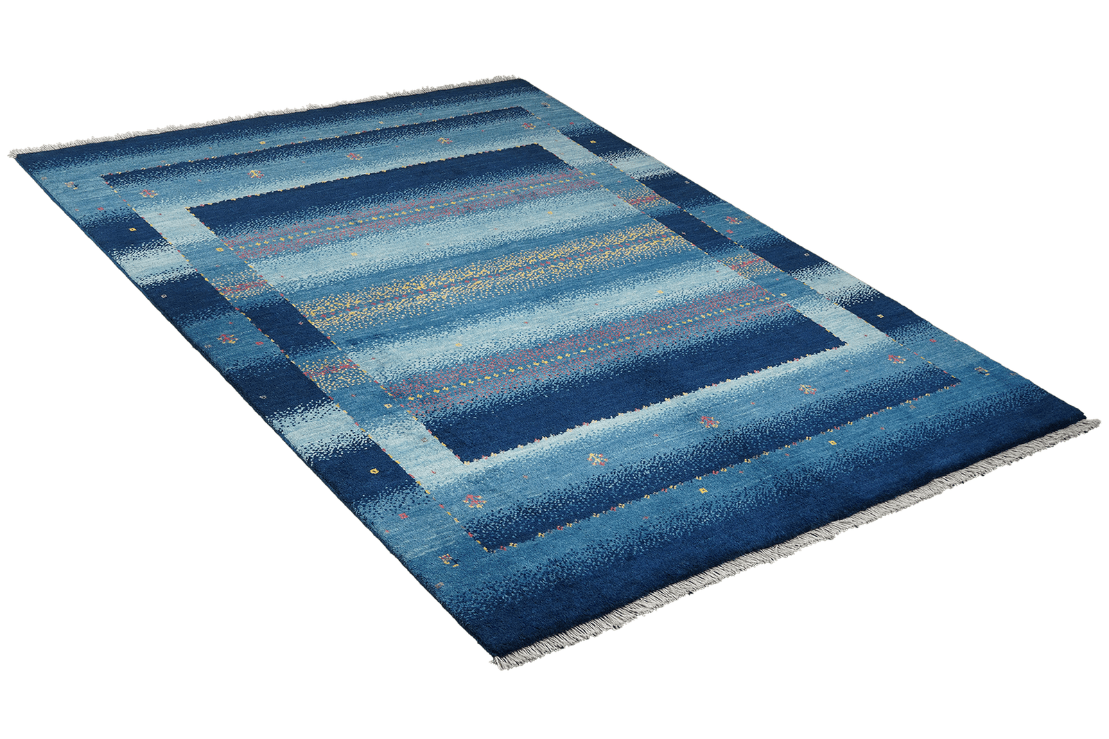 Rizbaf — Hand-knotted, 149x204 cm, Blue, 100% Virgin Wool | View 4