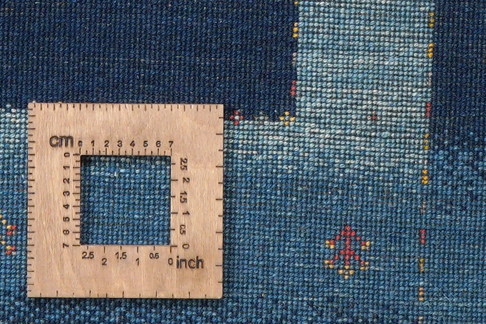 Rizbaf — Hand-knotted, 149x204 cm, Blue, 100% Virgin Wool | View 8