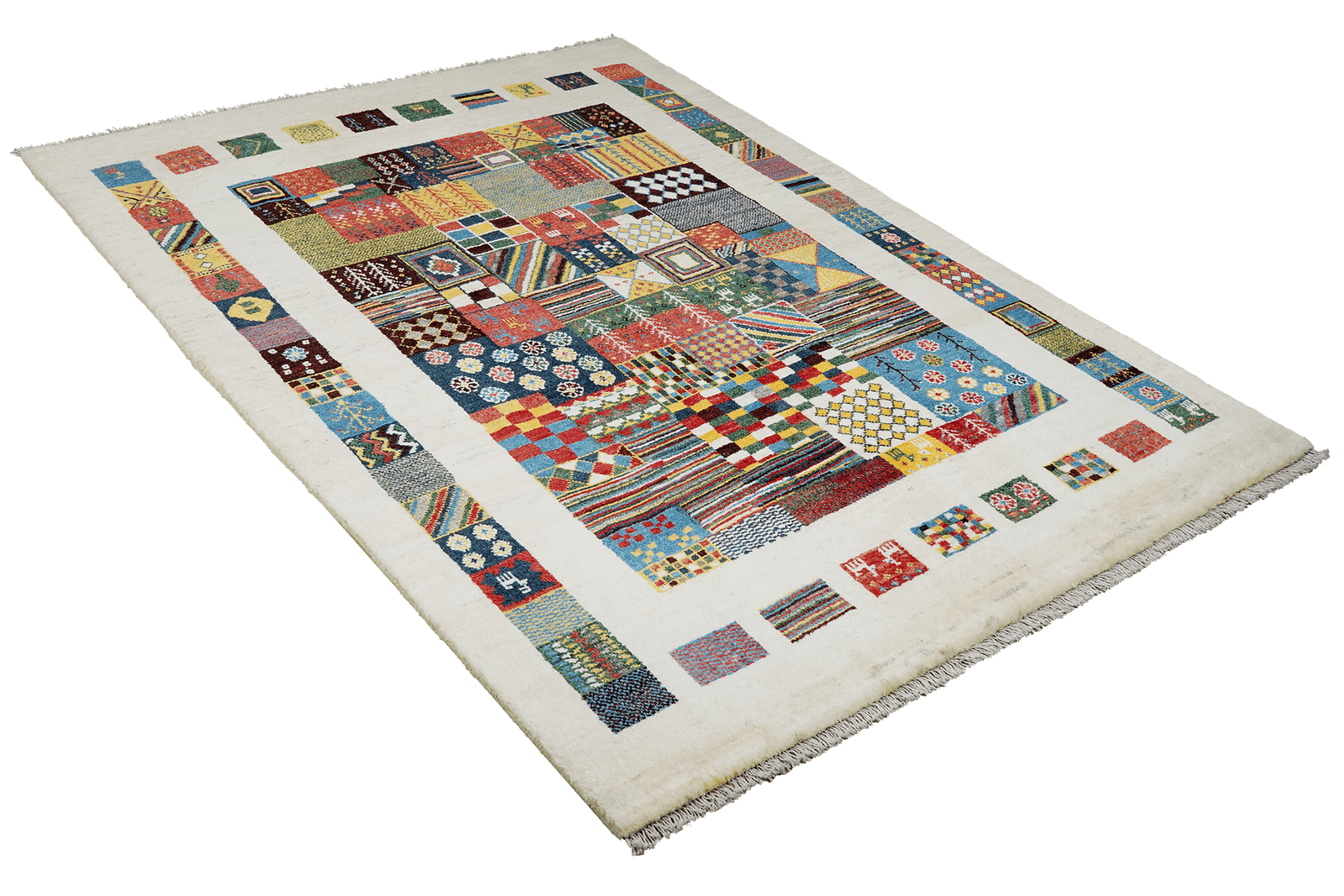 Gabbeh Sonnat — Hand-knotted, 149x213 cm, Multicolor, 100% Virgin Wool | View 4