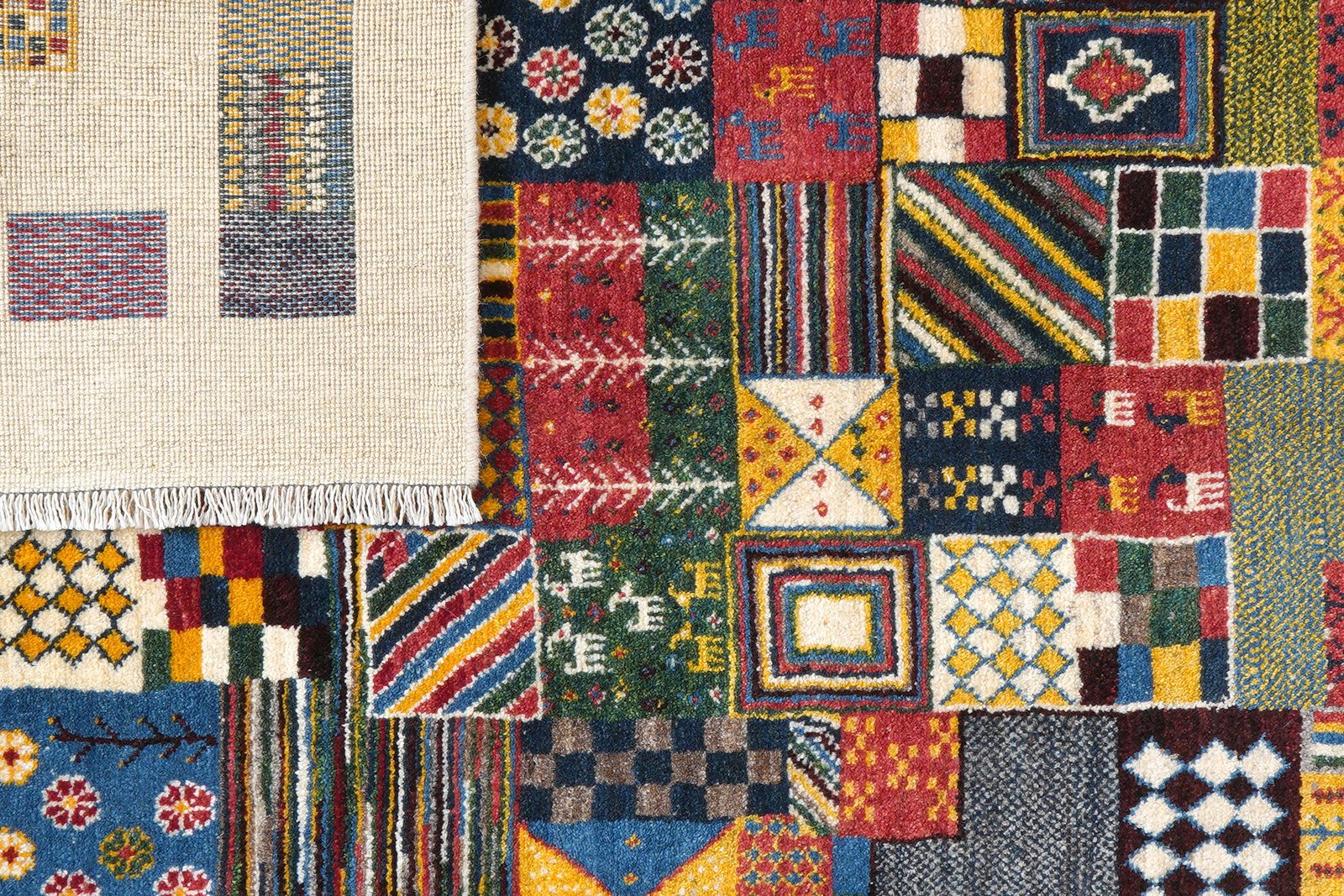 Gabbeh Sonnat — Hand-knotted, 149x213 cm, Multicolor, 100% Virgin Wool | View 7