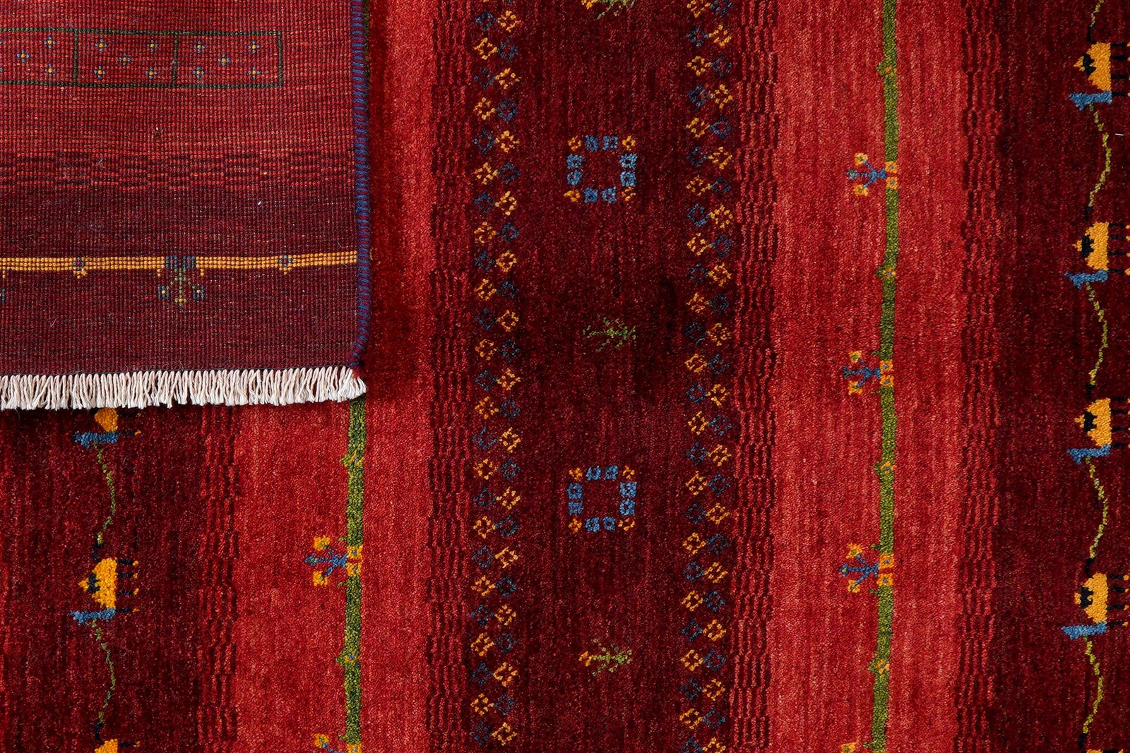 Rizbaf — Hand-knotted, 128x183 cm, Multicolor, 100% Virgin Wool | View 7