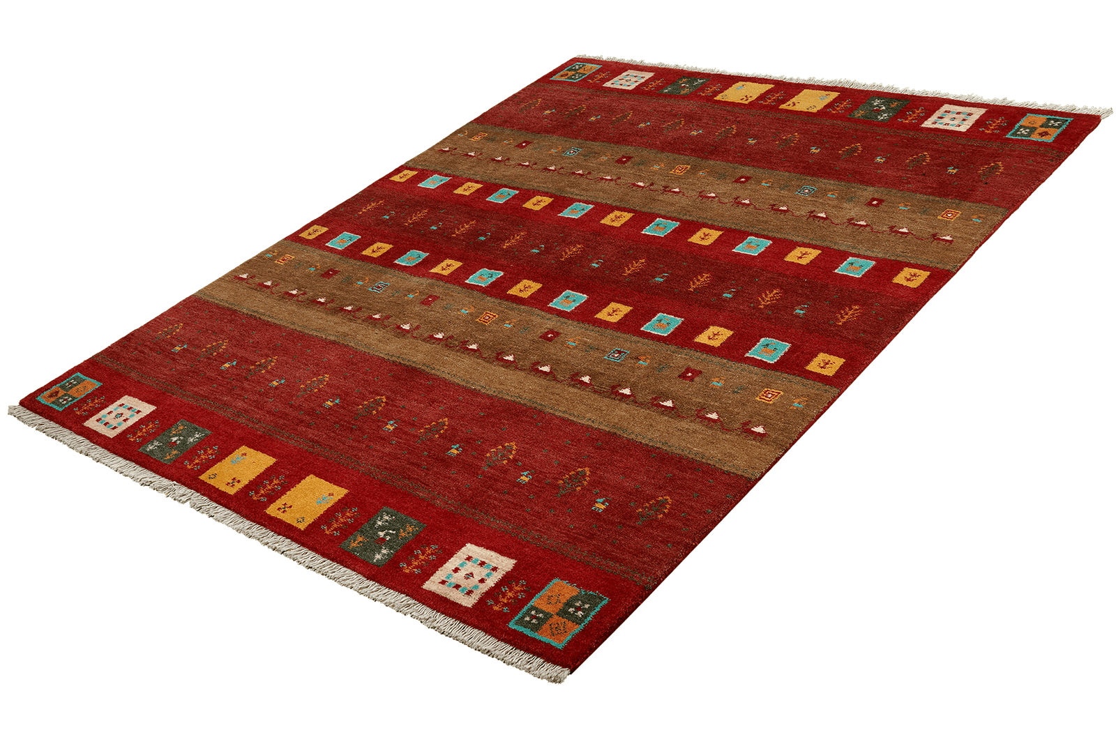 Gabbeh Sonnat — Hand-knotted, 151x200 cm, Multicolor, 100% Virgin Wool | View 5