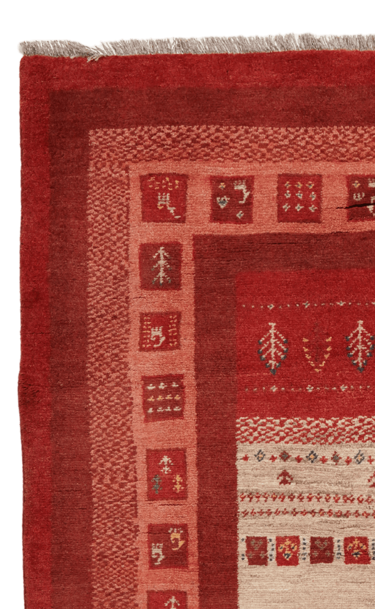 Gabbeh Sonnat — Hand-knotted, 158x205 cm, Multicolor, 100% Virgin Wool | View 3