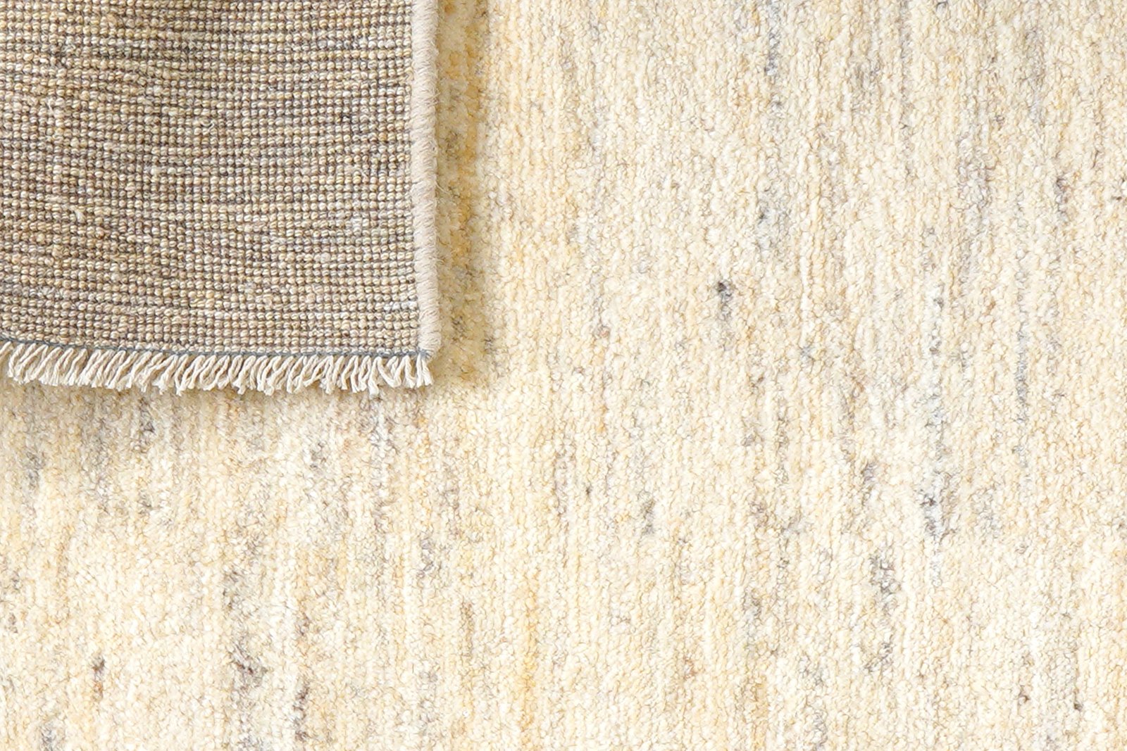 Gabbeh — Hand-knotted, 85x117 cm, Beige, 100% Virgin Wool | View 7