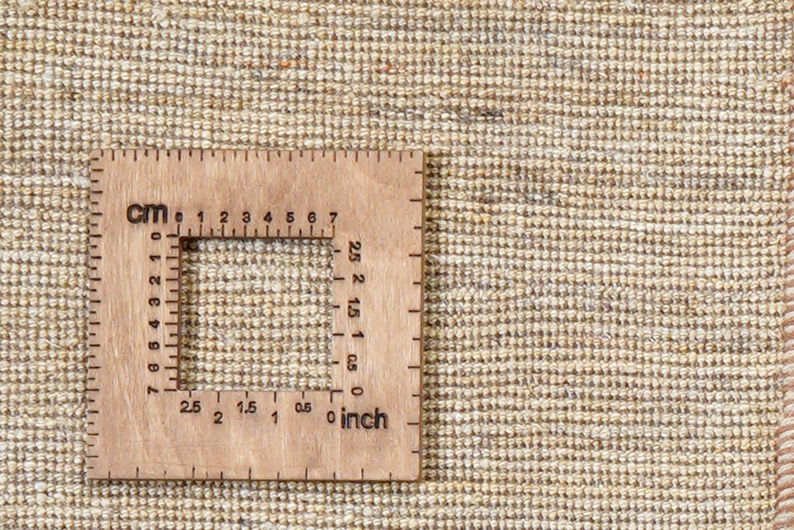 Gabbeh — Hand-knotted, 206x295 cm, Beige, 100% Virgin Wool | View 8