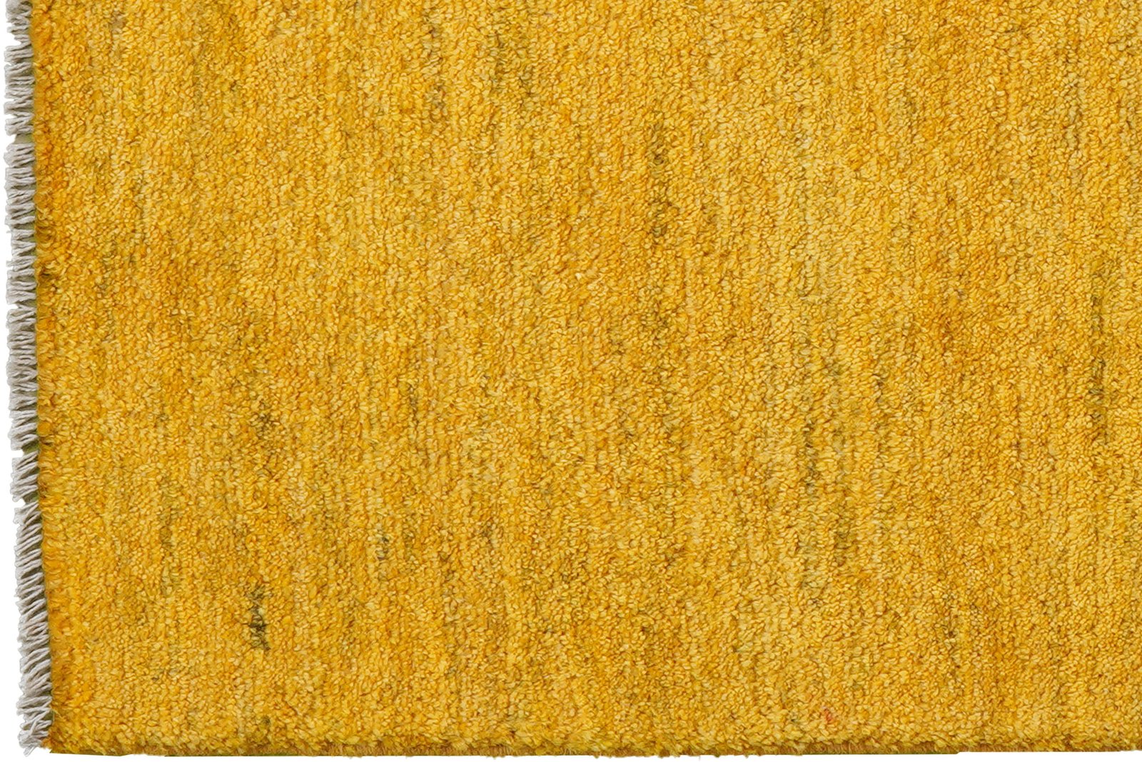 Gabbeh — Hand-knotted, 81x119 cm, Yellow, 100% Virgin Wool | View 3