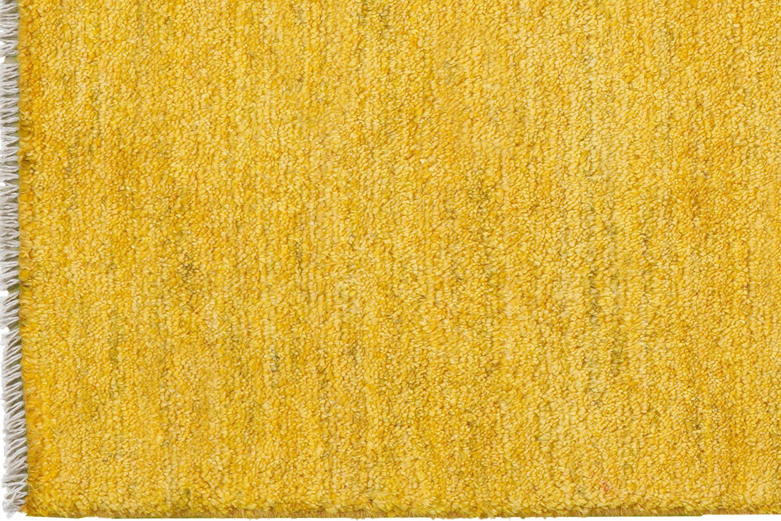 Gabbeh — Hand-knotted, 82x119 cm, Yellow, 100% Virgin Wool | View 3