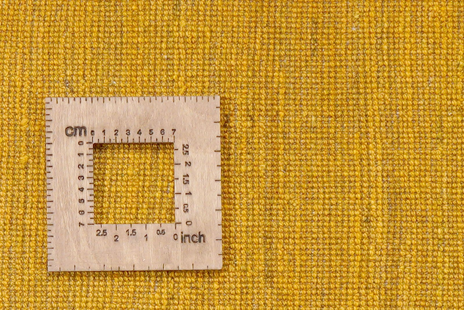 Gabbeh — Hand-knotted, 82x119 cm, Yellow, 100% Virgin Wool | View 8