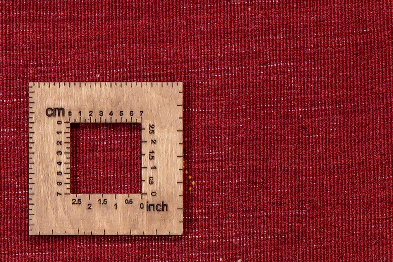Gabbeh — Hand-knotted, 160x204 cm, Red, 100% Virgin Wool | View 8
