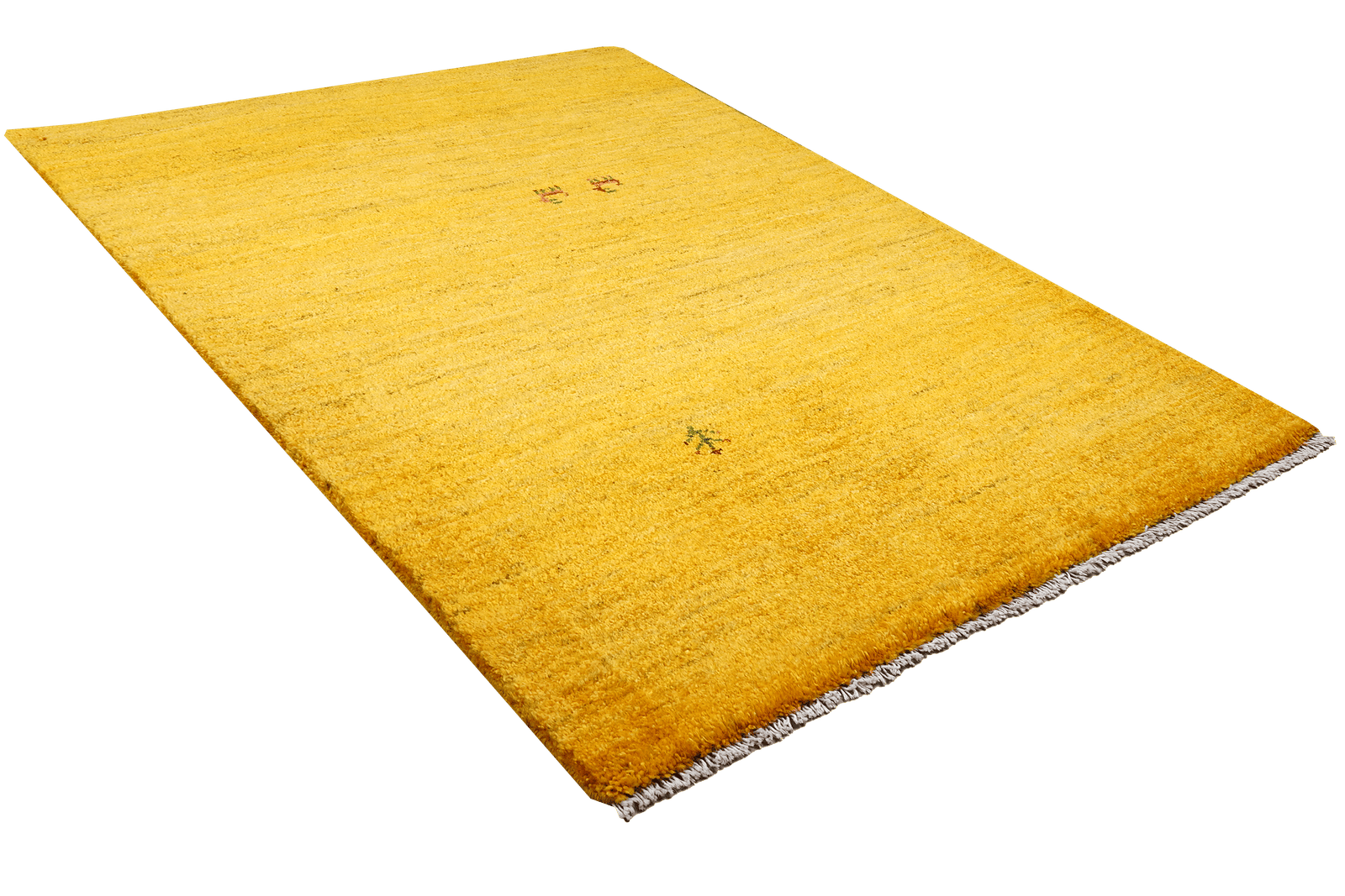 Gabbeh — Hand-knotted, 95x147 cm, Yellow, 100% Virgin Wool | View 4