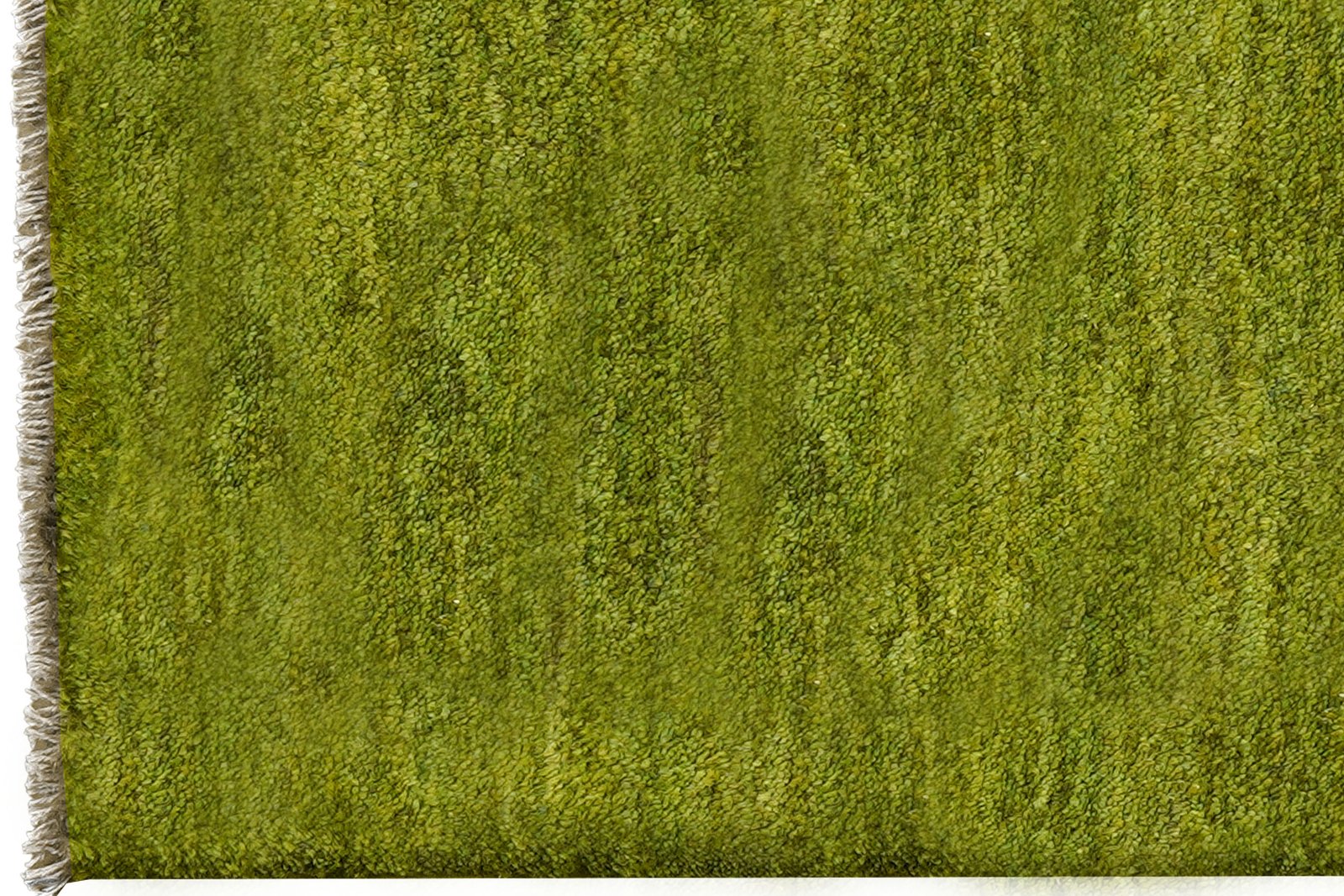 Gabbeh — Hand-knotted, 88x122 cm, Green, 100% Virgin Wool | View 3