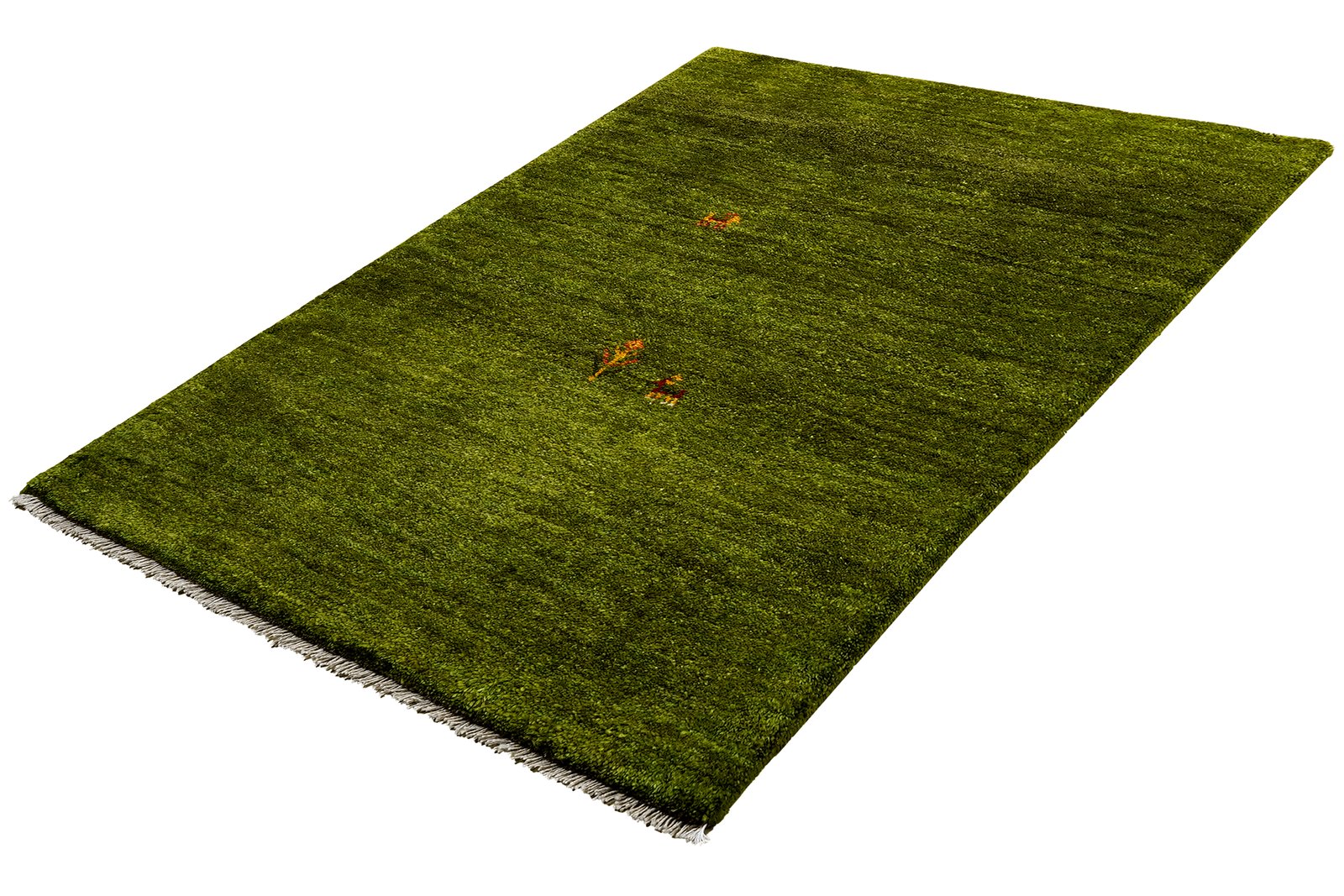 Gabbeh — Hand-knotted, 88x122 cm, Green, 100% Virgin Wool | View 5